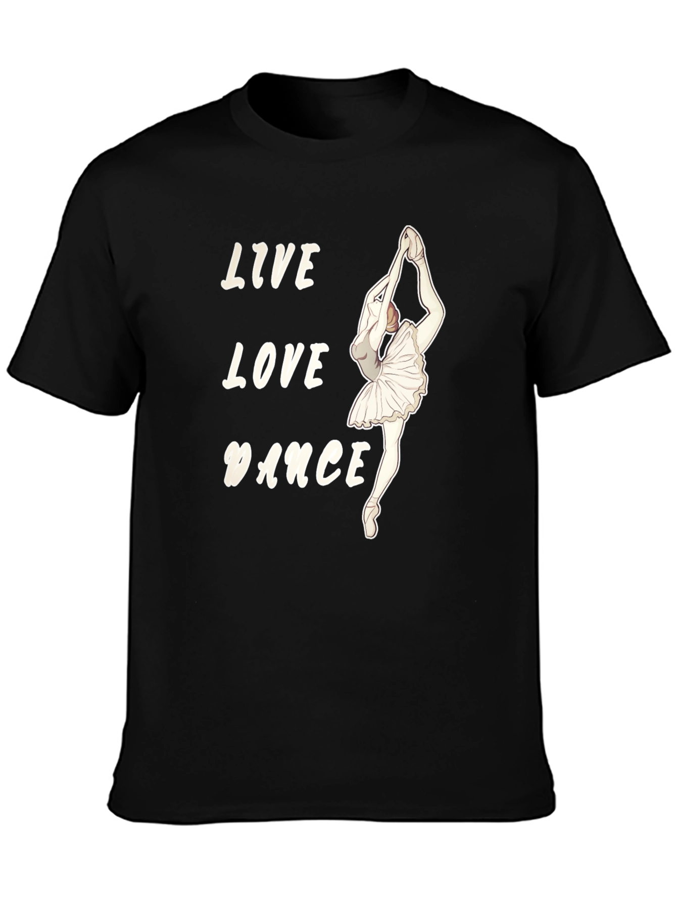 Live Love Dance Ballerina T-Shirt