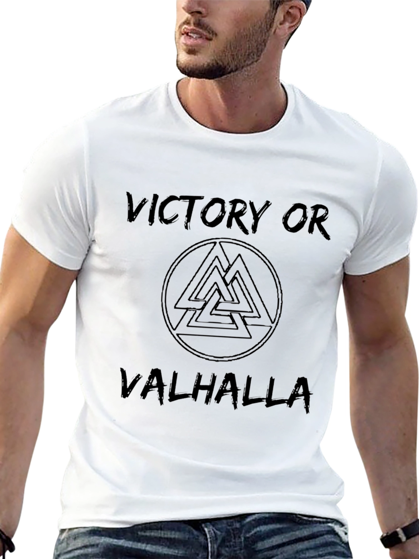 Victory or Valhalla Viking T-Shirt