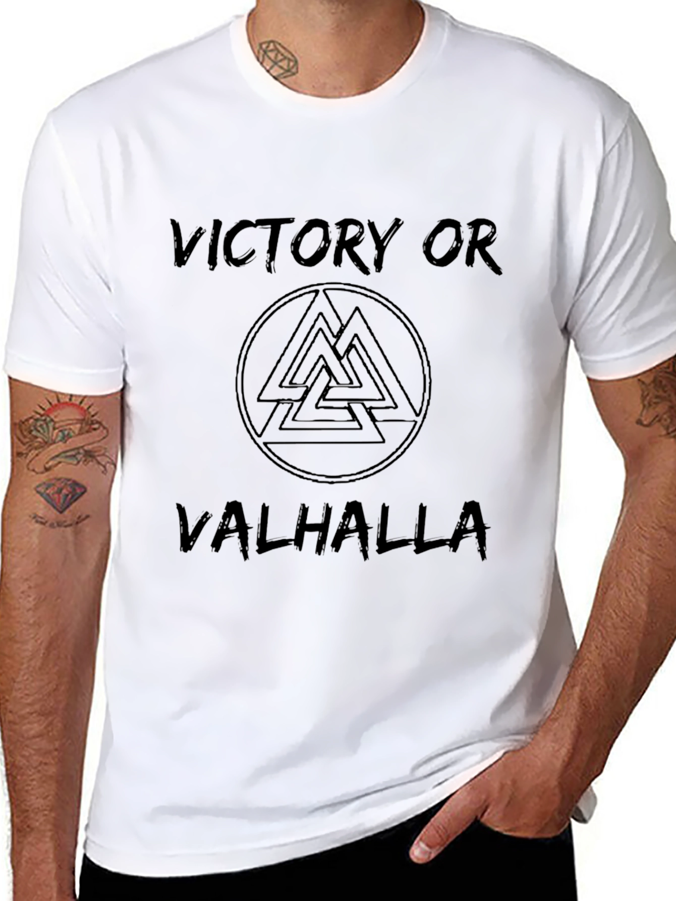 Victory or Valhalla Viking T-Shirt