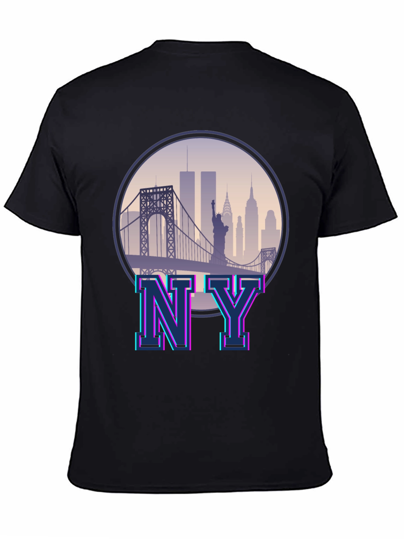 Retro NY Skyline Graphic Tee - Unisex T-Shirt