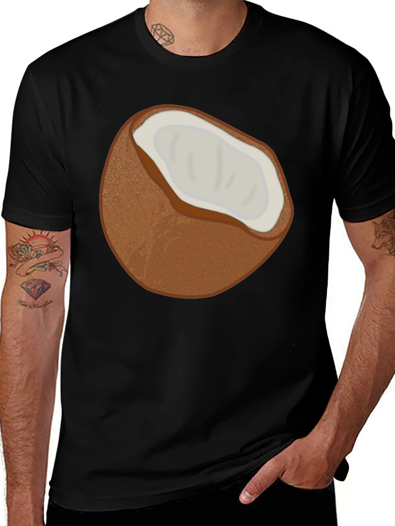 Coconut Graphic T-Shirt - Tropical Summer Style