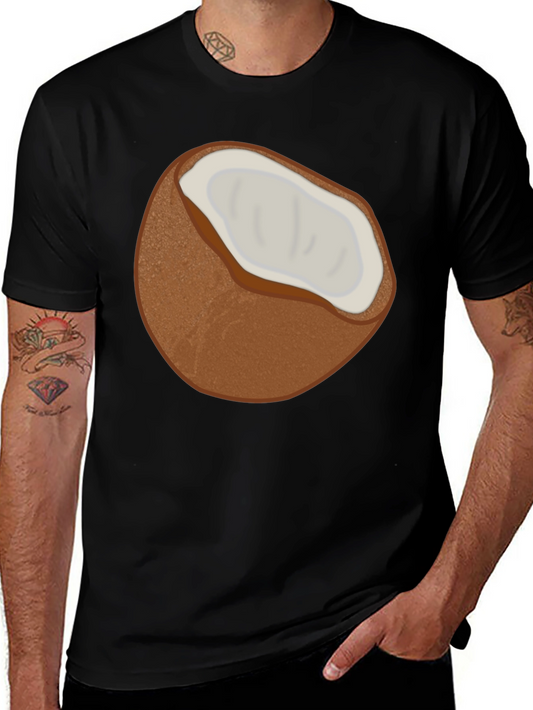 Coconut Graphic T-Shirt - Tropical Summer Style