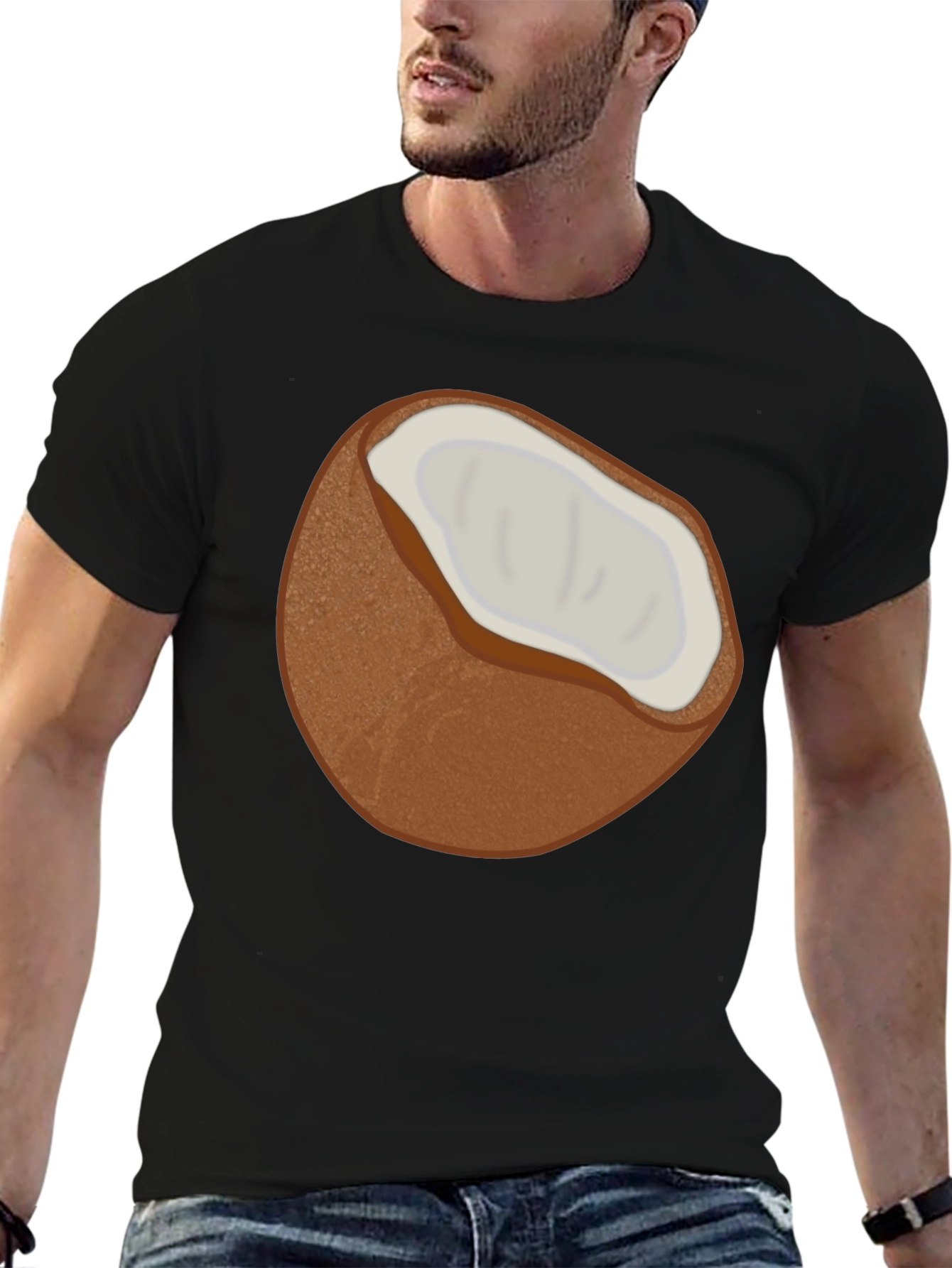 Coconut Graphic T-Shirt - Tropical Summer Style