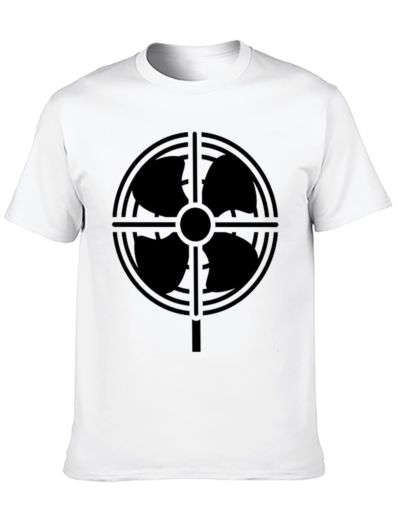 Silhouette Target Mens Black Graphic Tee