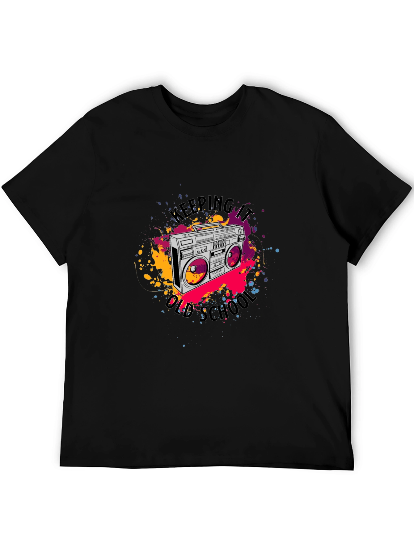 Retro Boombox T-Shirt - Keeping It Old School