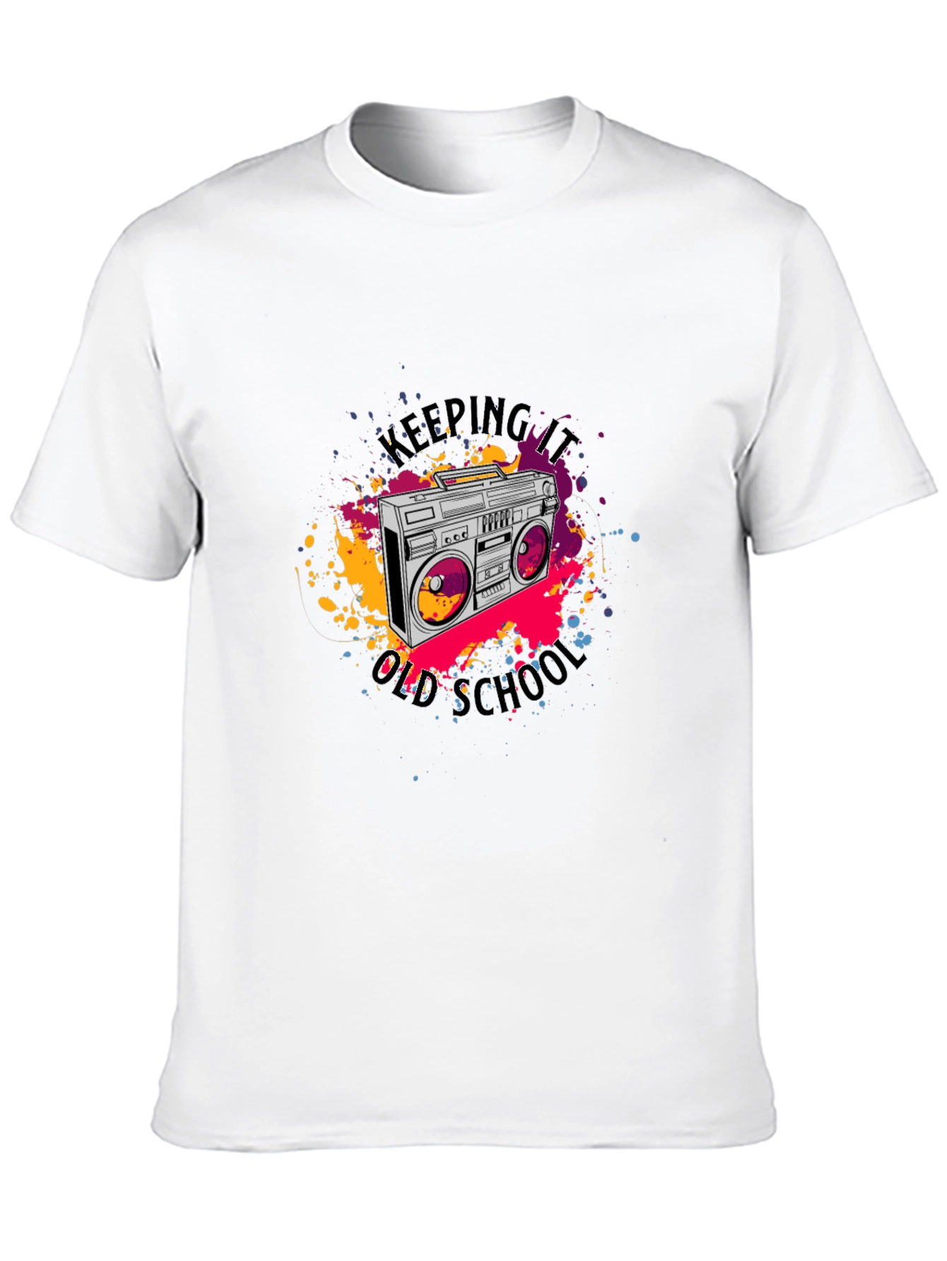 Retro Boombox T-Shirt - Keeping It Old School