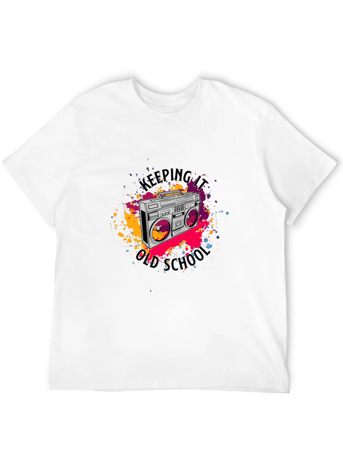 Retro Boombox T-Shirt - Keeping It Old School