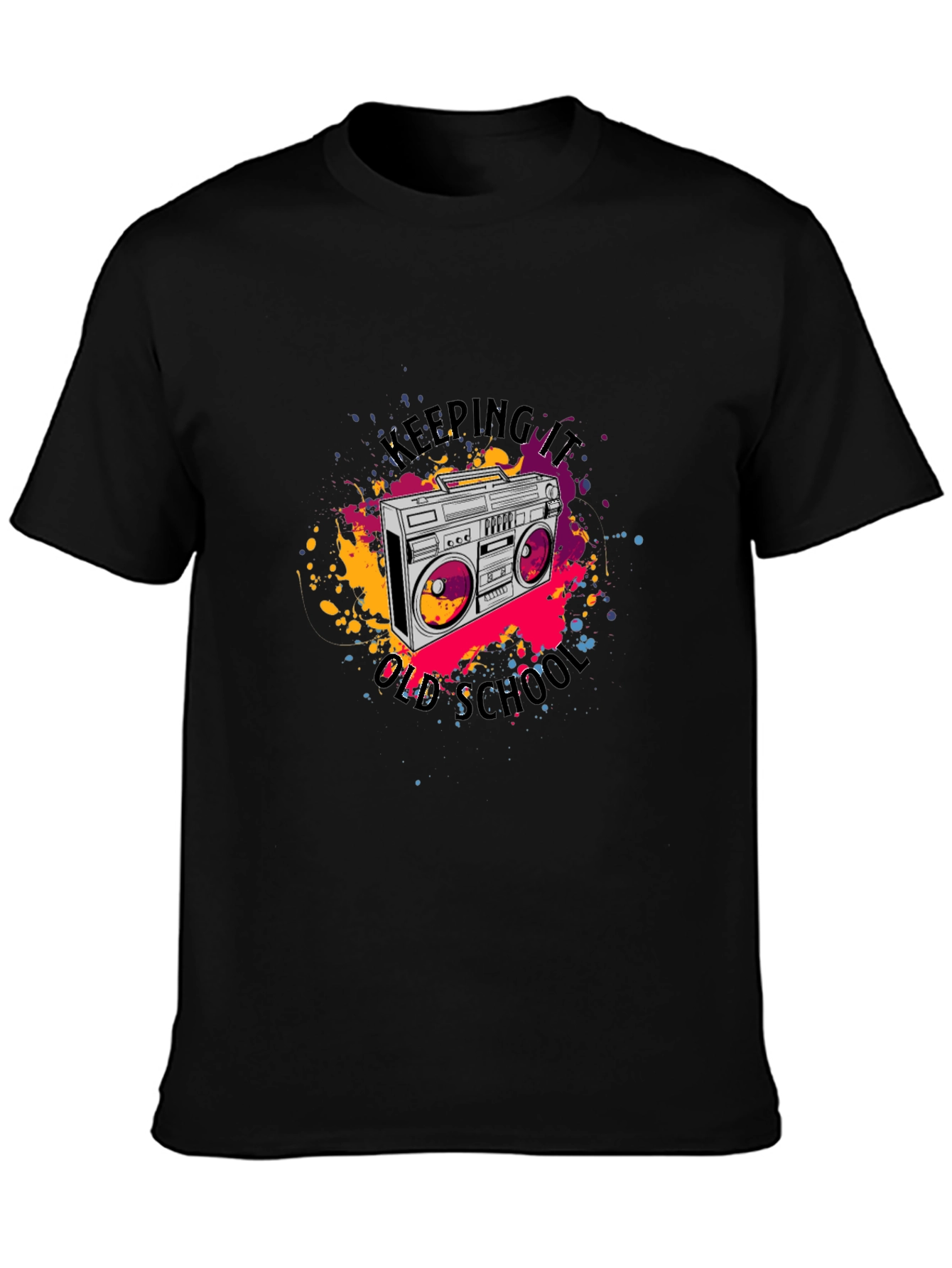Retro Boombox T-Shirt - Keeping It Old School