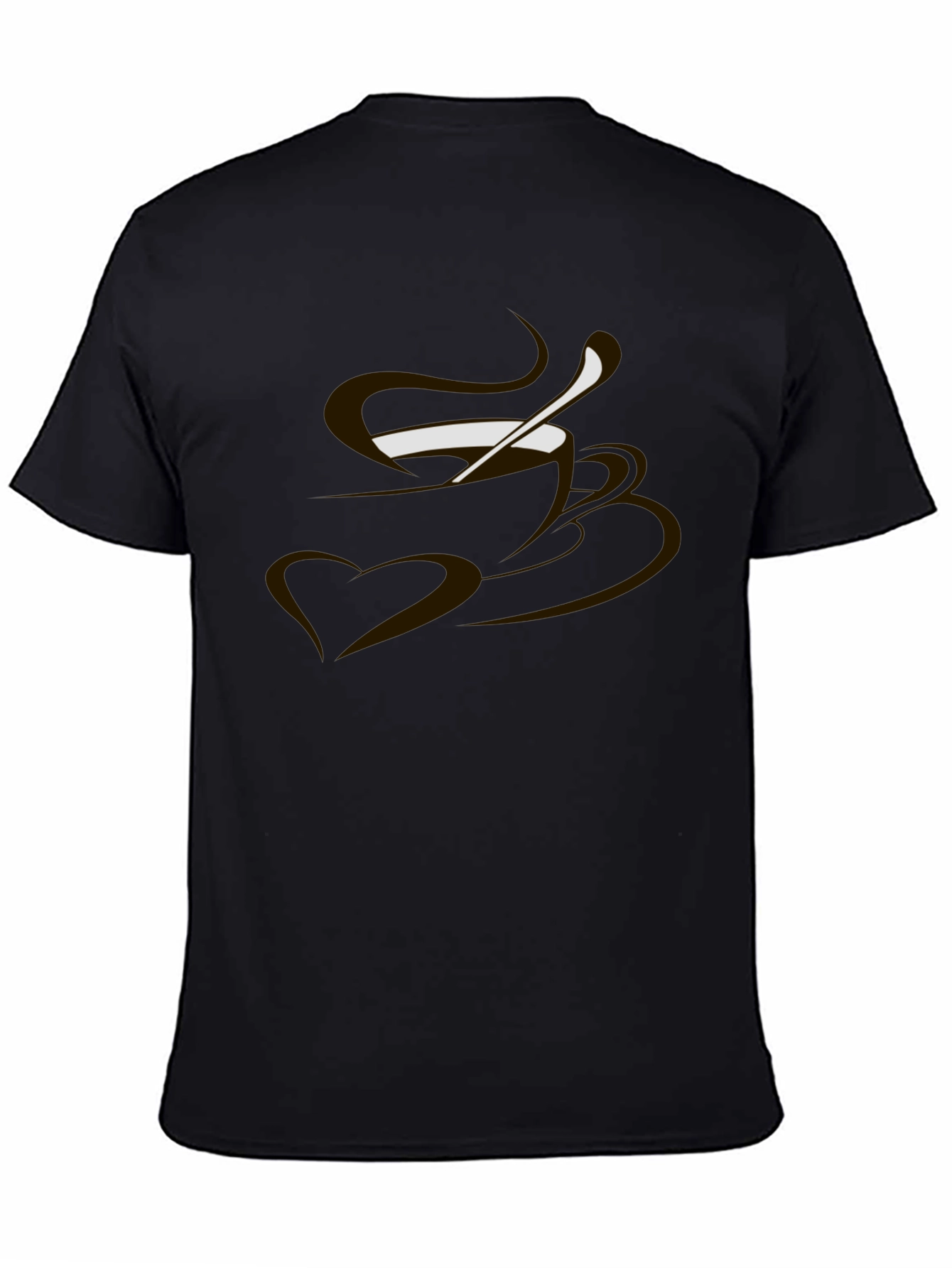 Coffee Lovers Tee - Heart & Brew Graphic T-Shirt