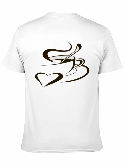 Coffee Lovers Tee - Heart & Brew Graphic T-Shirt