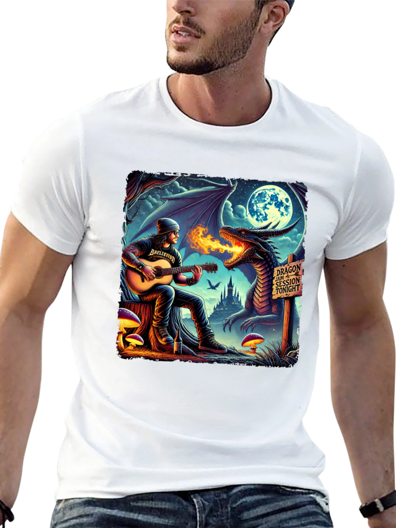 Dragon Music Session Graphic Tee