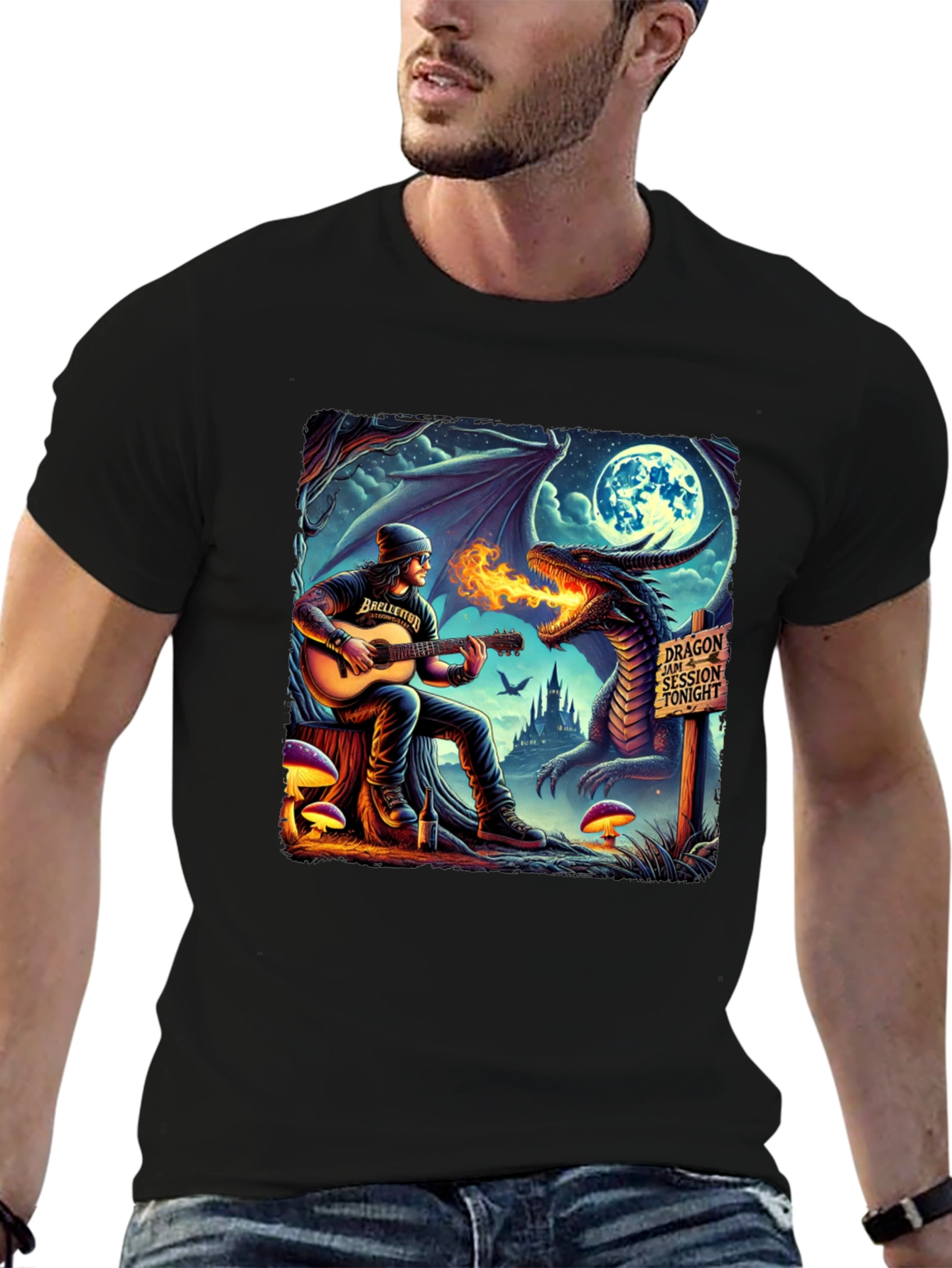 Dragon Music Session Graphic Tee
