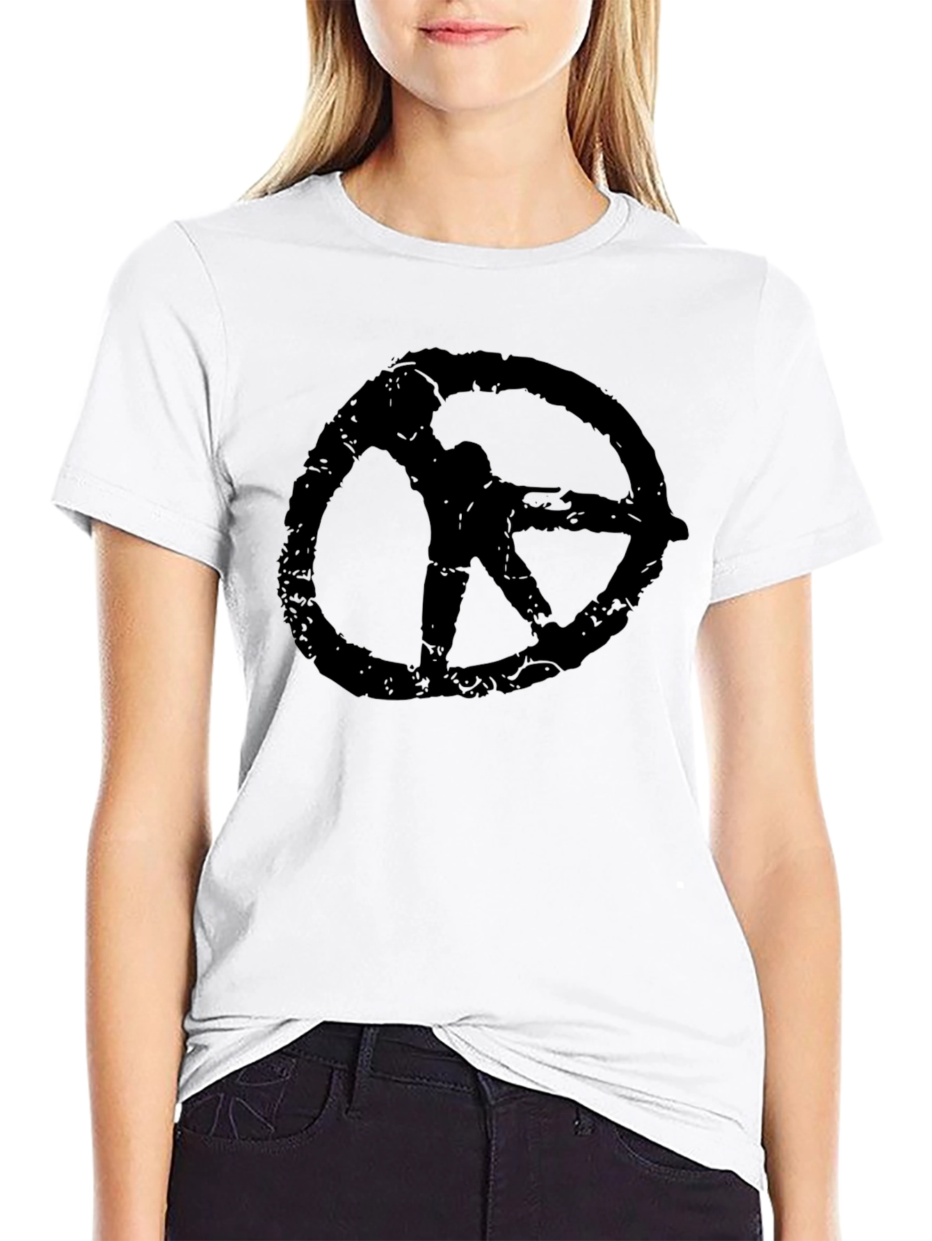 Grunge Circle Graphic Tee