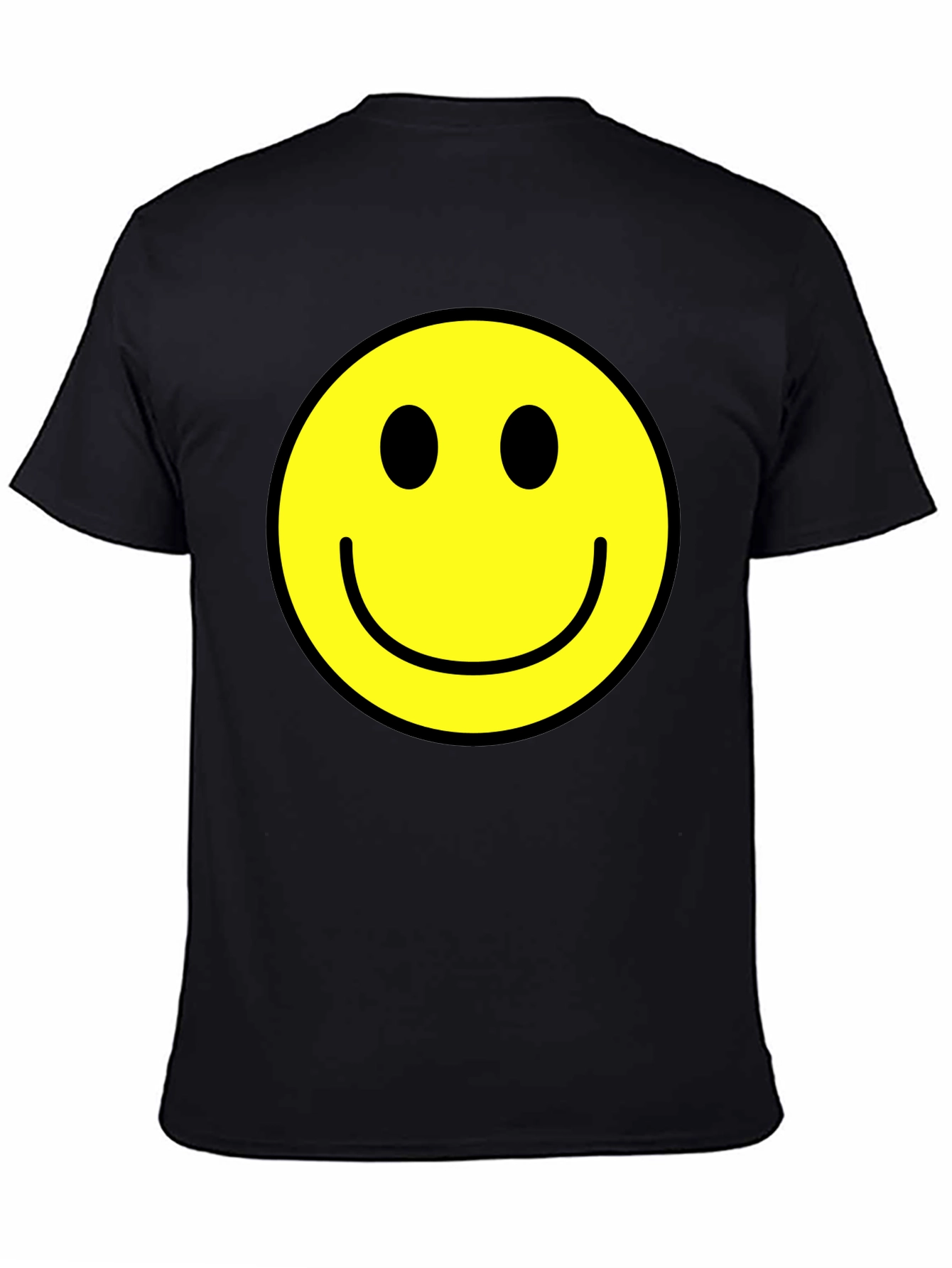 Smiley Face Graphic Tee - Classic Happy Design