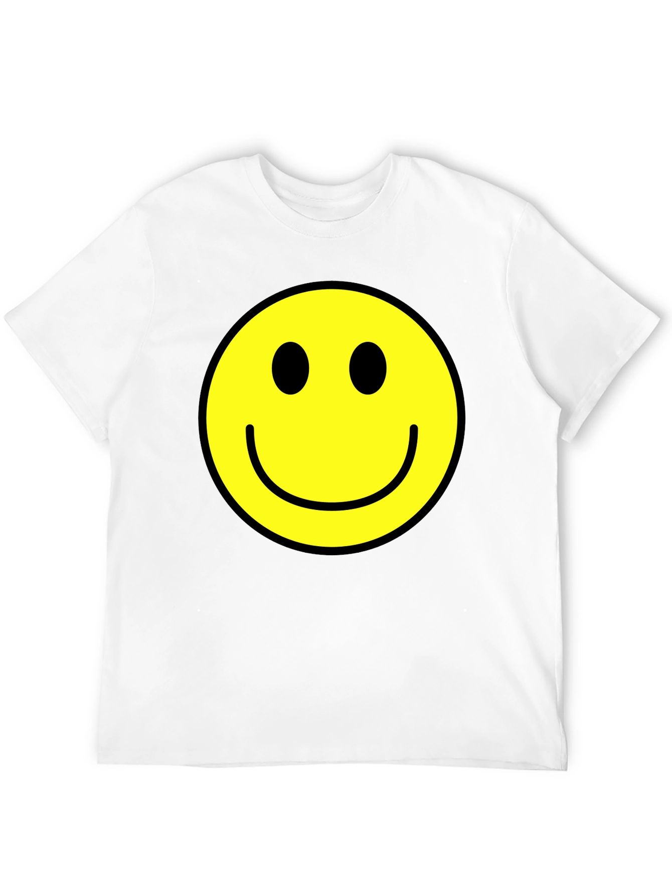 Smiley Face Graphic Tee - Classic Happy Design