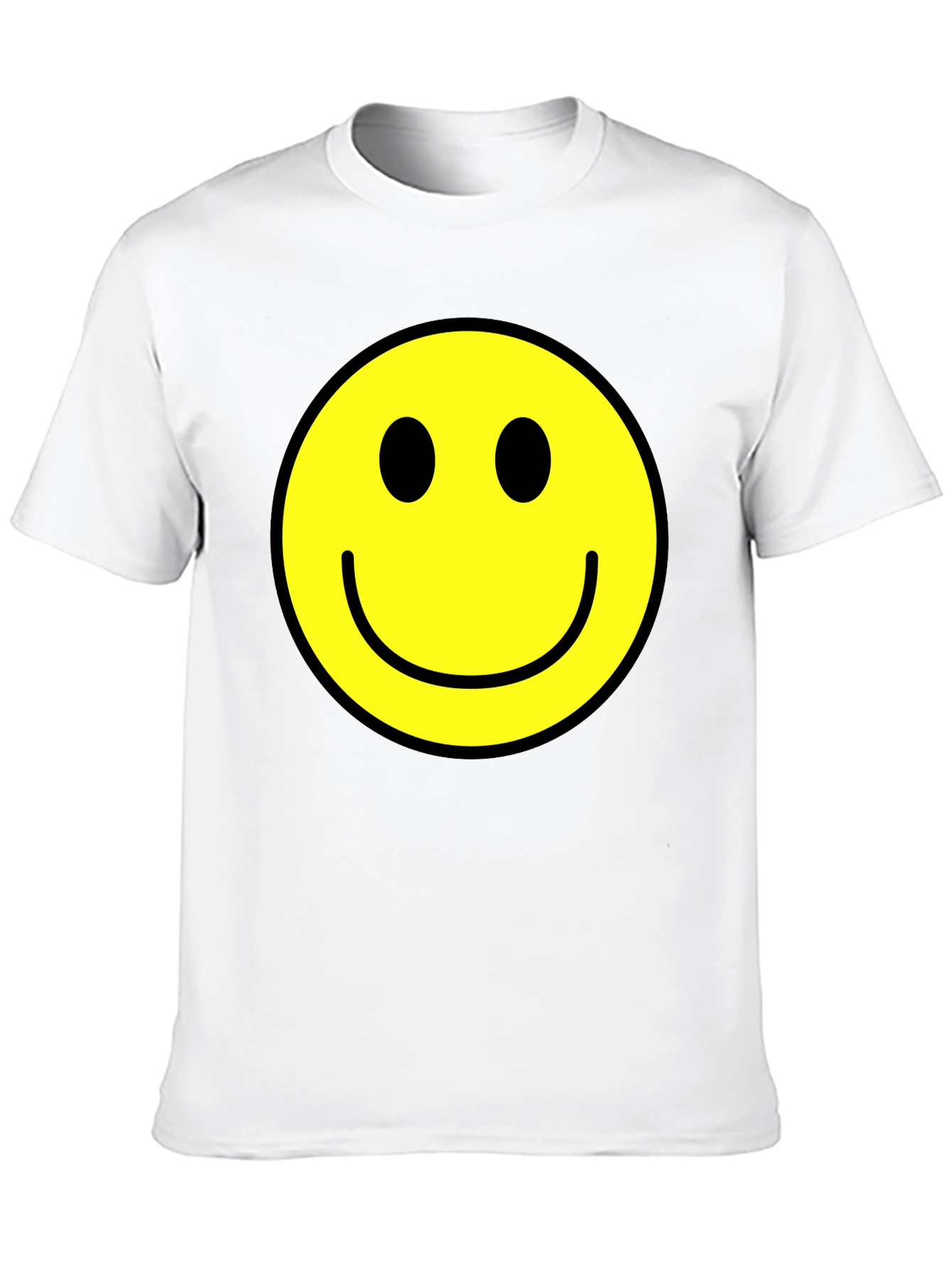 Smiley Face Graphic Tee - Classic Happy Design