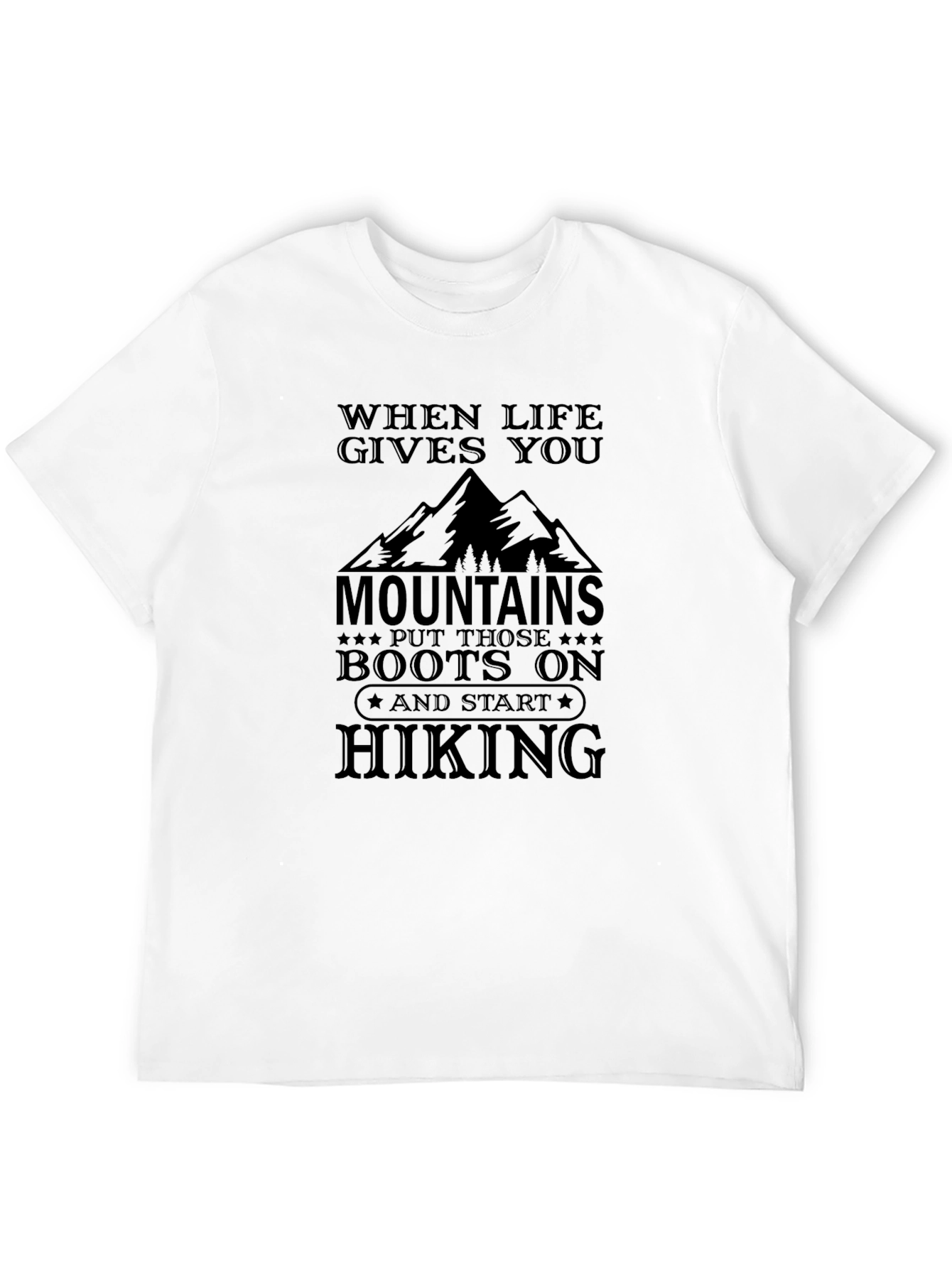 Mountain Hiking Graphic T-Shirt - Adventure Ready