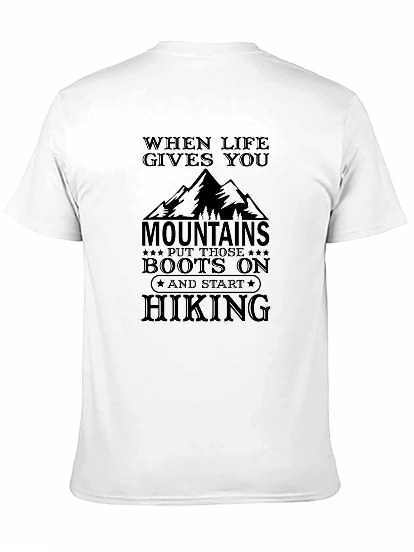 Mountain Hiking Graphic T-Shirt - Adventure Ready