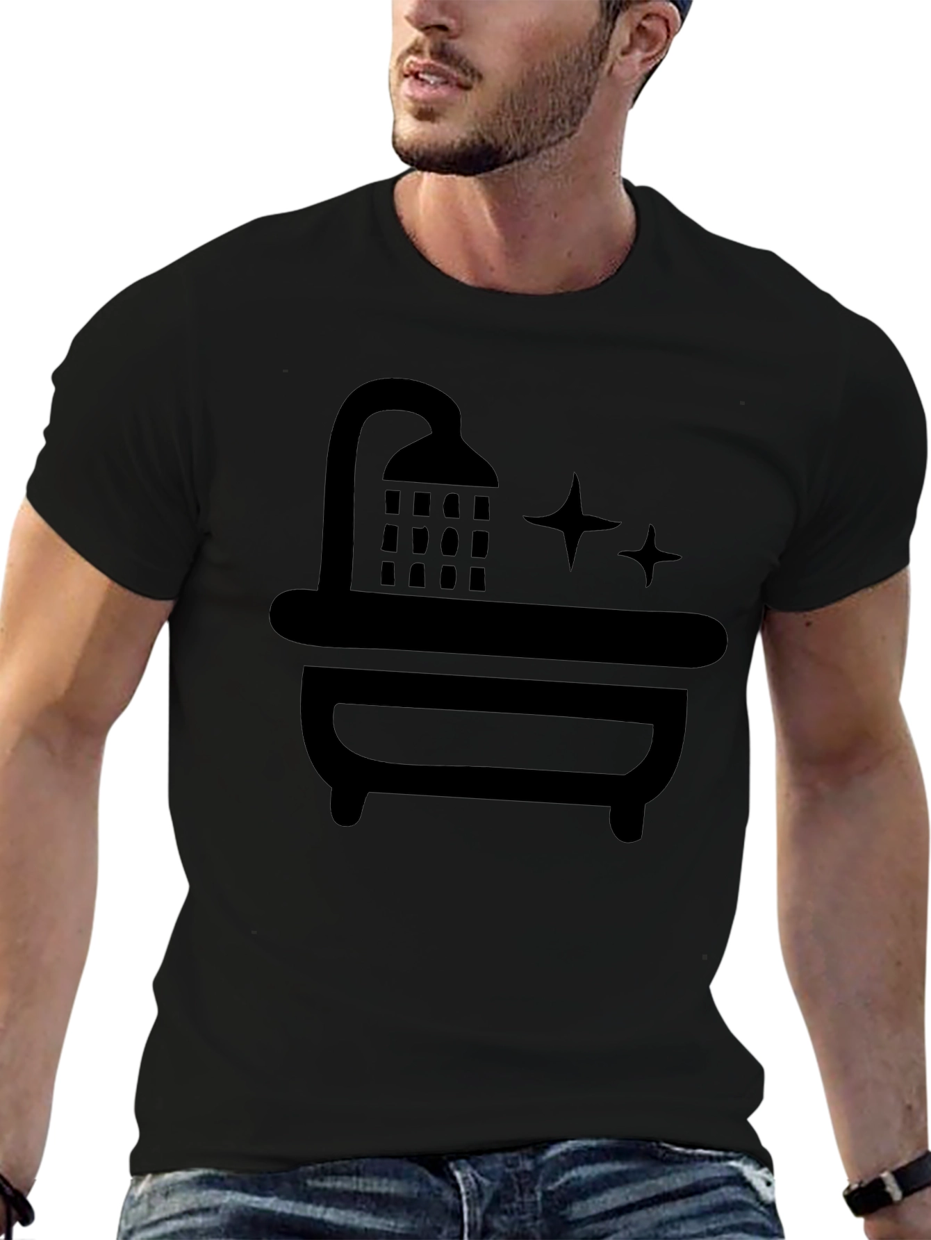Shower Time T-Shirt - Relaxing Bath Design