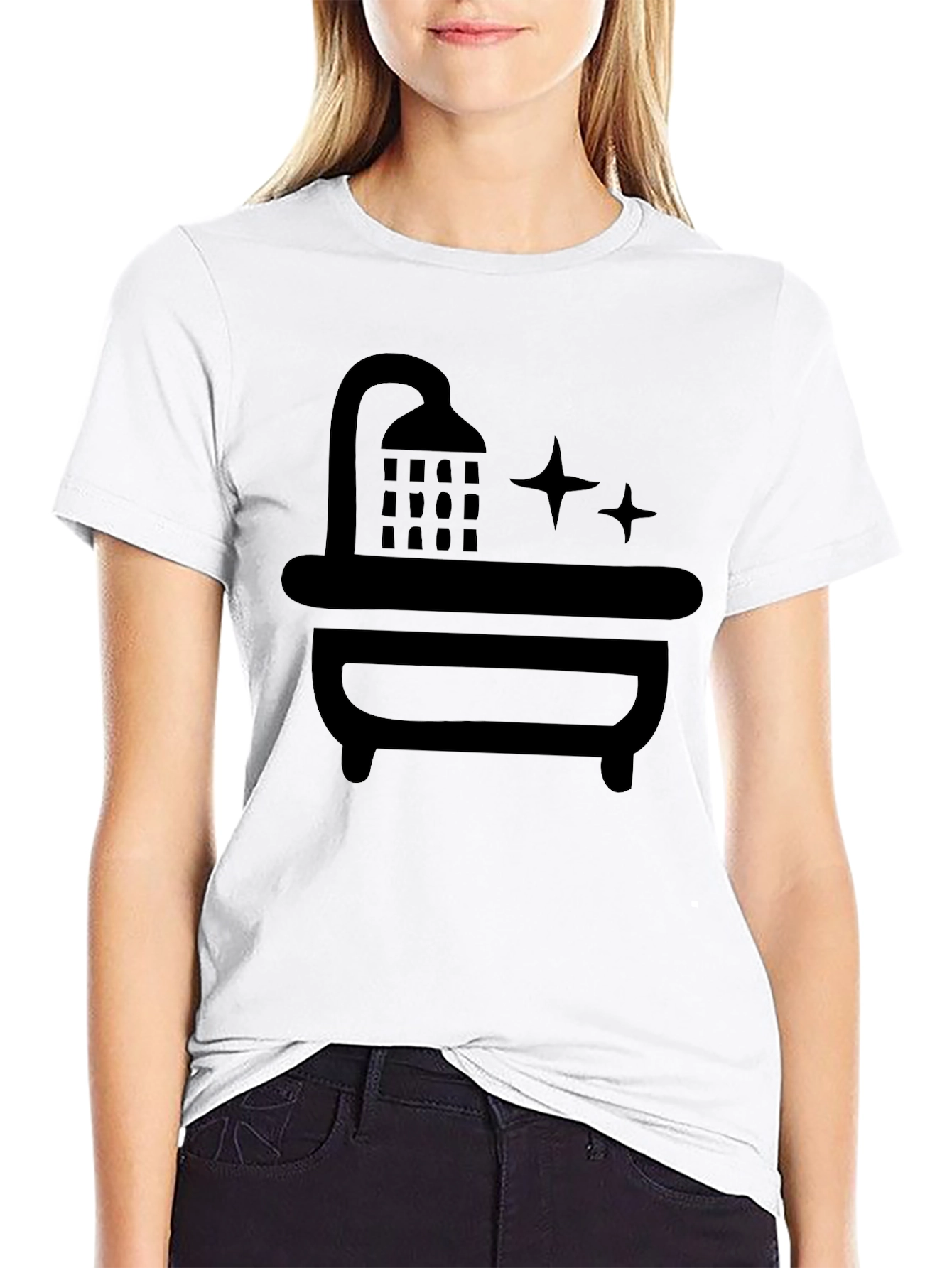 Shower Time T-Shirt - Relaxing Bath Design