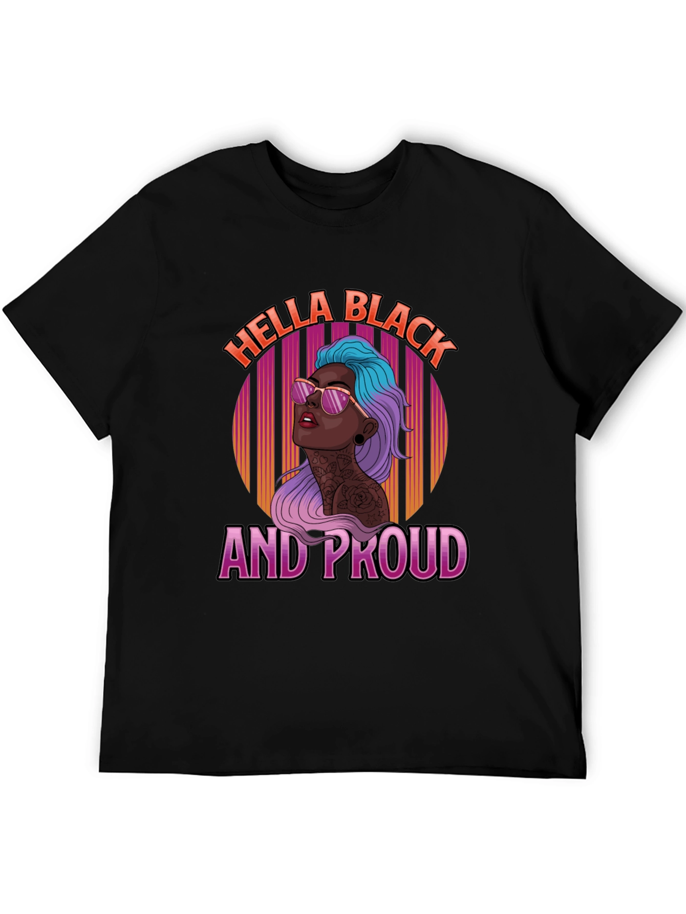 Hella Black and Proud Graphic T-Shirt