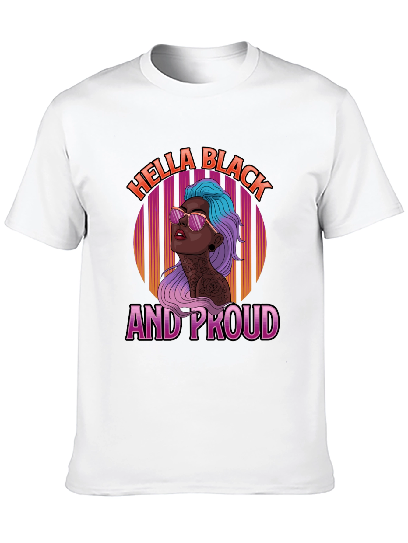 Hella Black and Proud Graphic T-Shirt