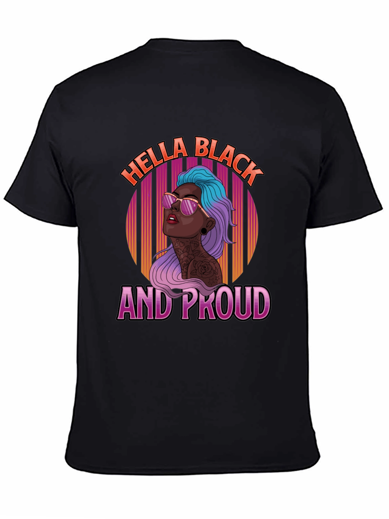 Hella Black and Proud Graphic T-Shirt
