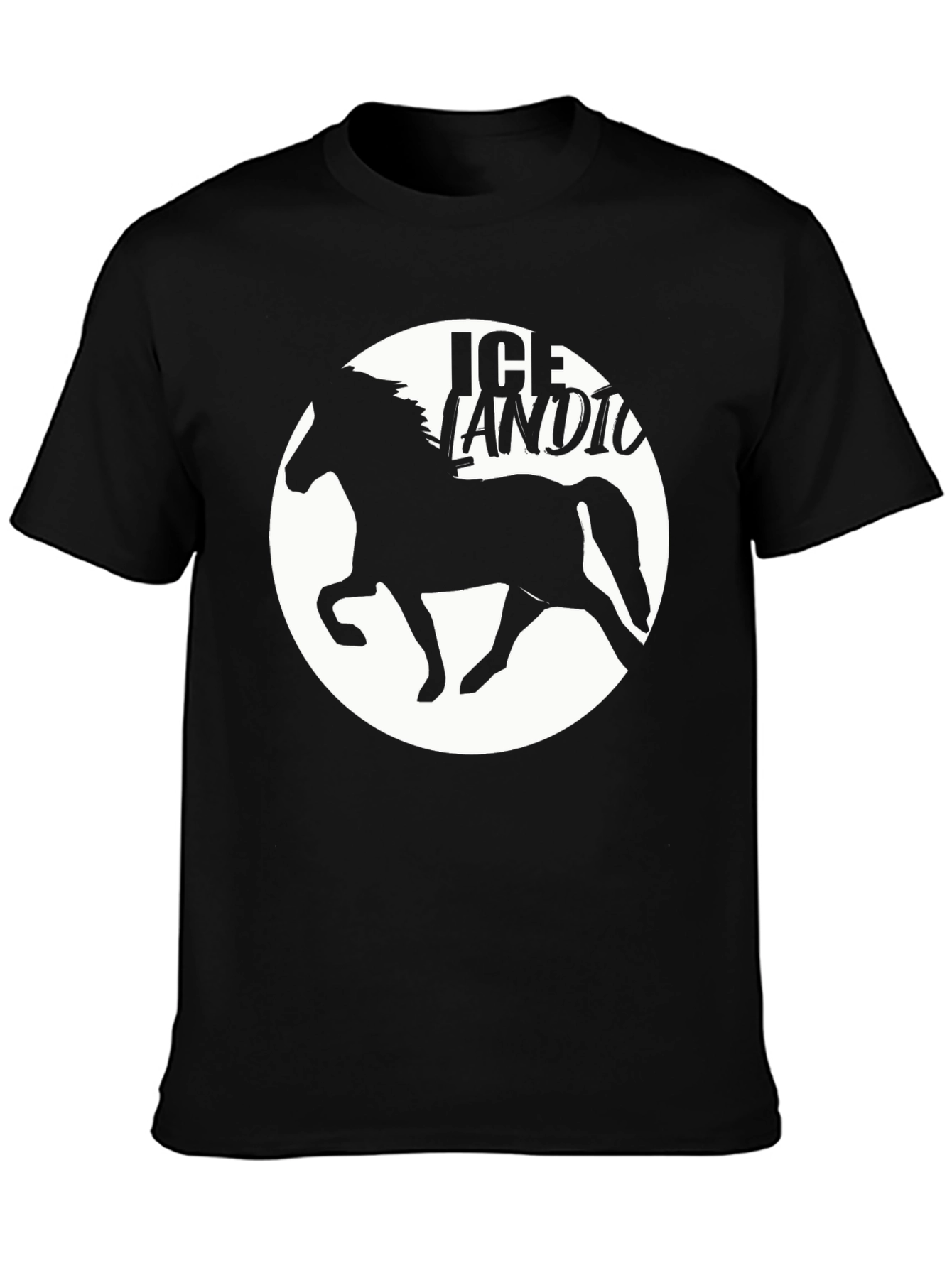 Icelandic Horse Silhouette T-Shirt