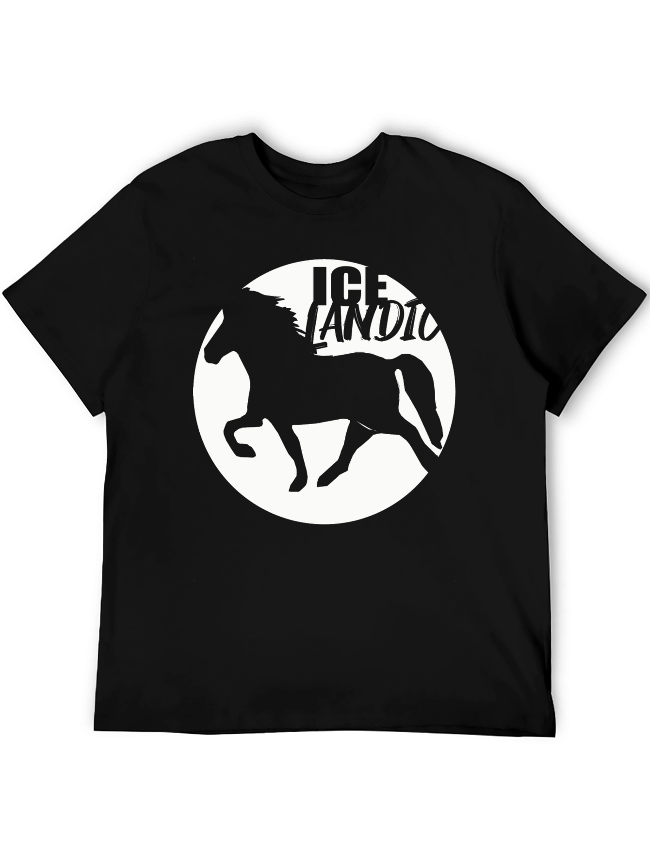 Icelandic Horse Silhouette T-Shirt