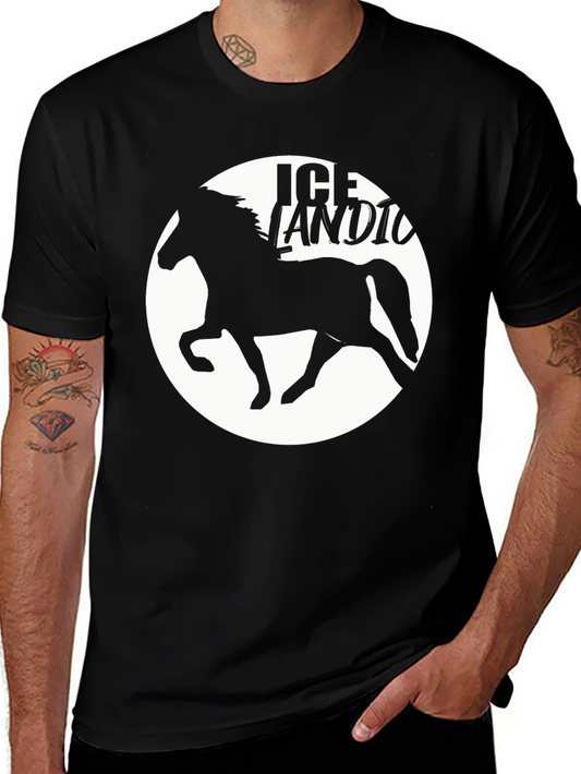 Icelandic Horse Silhouette T-Shirt