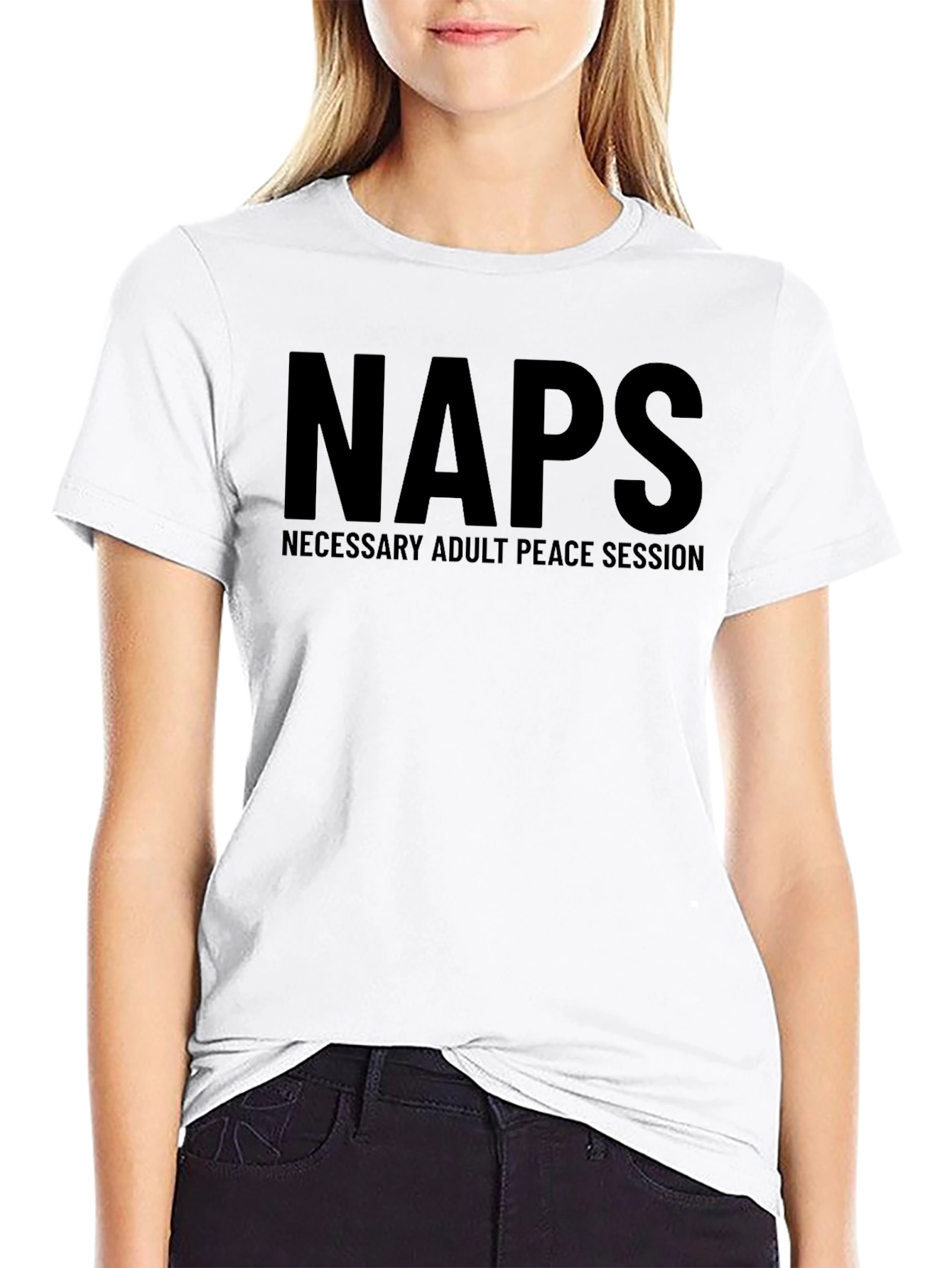 NAPS Necessary Adult Peace Session Graphic Tee
