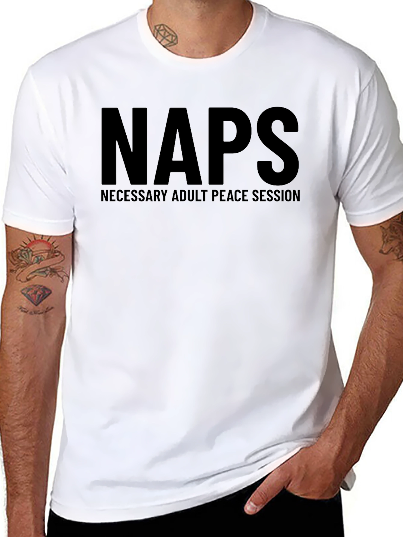 NAPS Necessary Adult Peace Session Graphic Tee