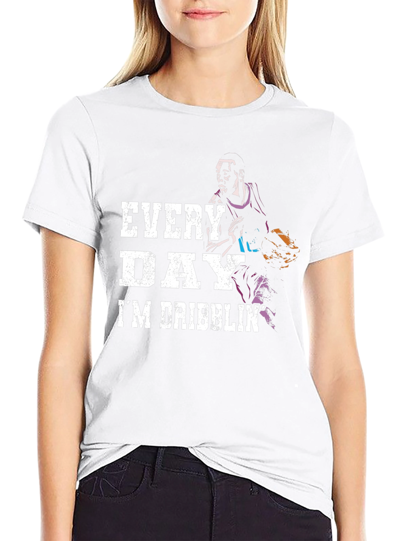 Every Day Im Dribblin Basketball T-Shirt