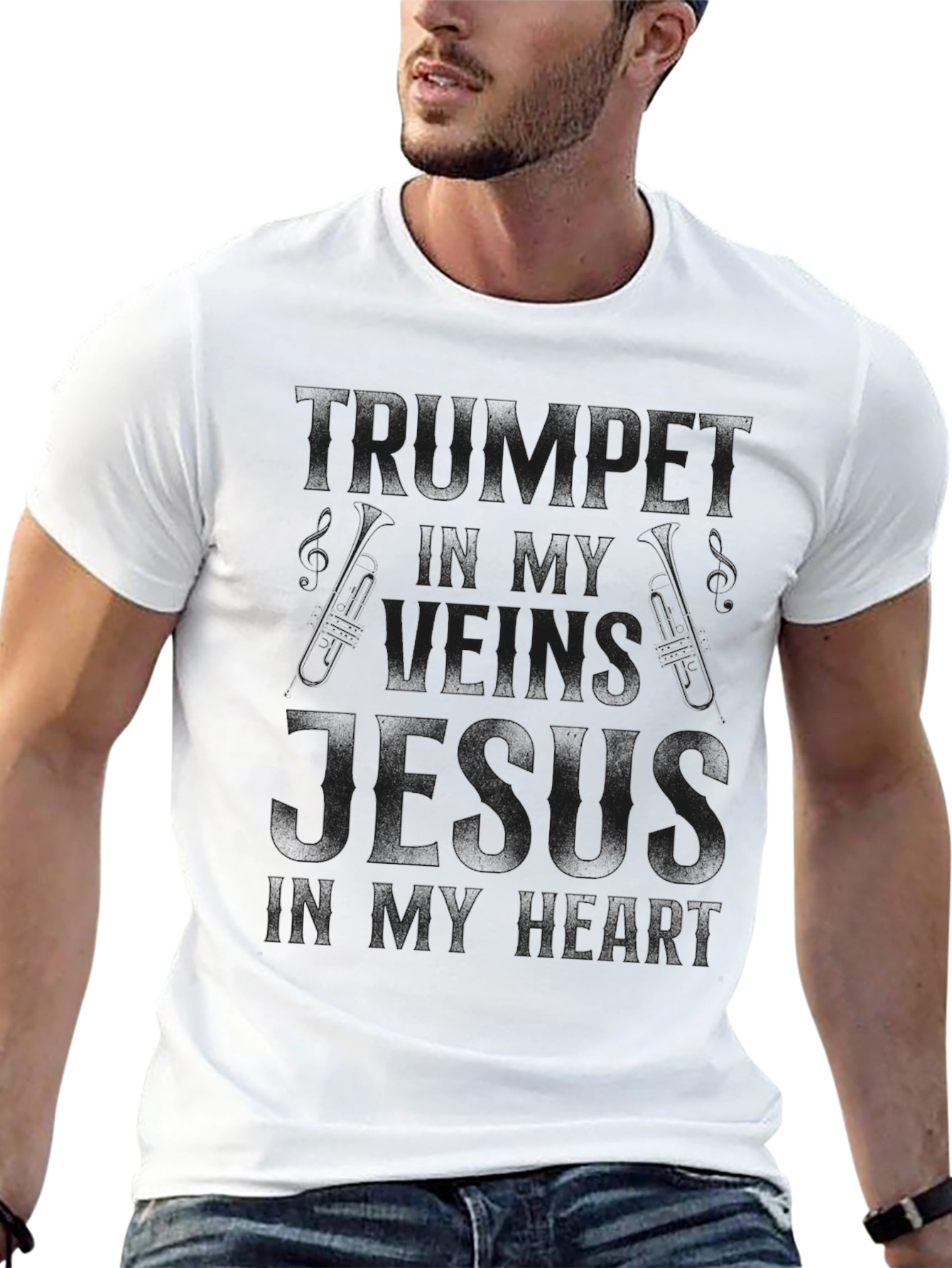 Trumpet In My Veins Graphic T-Shirt
