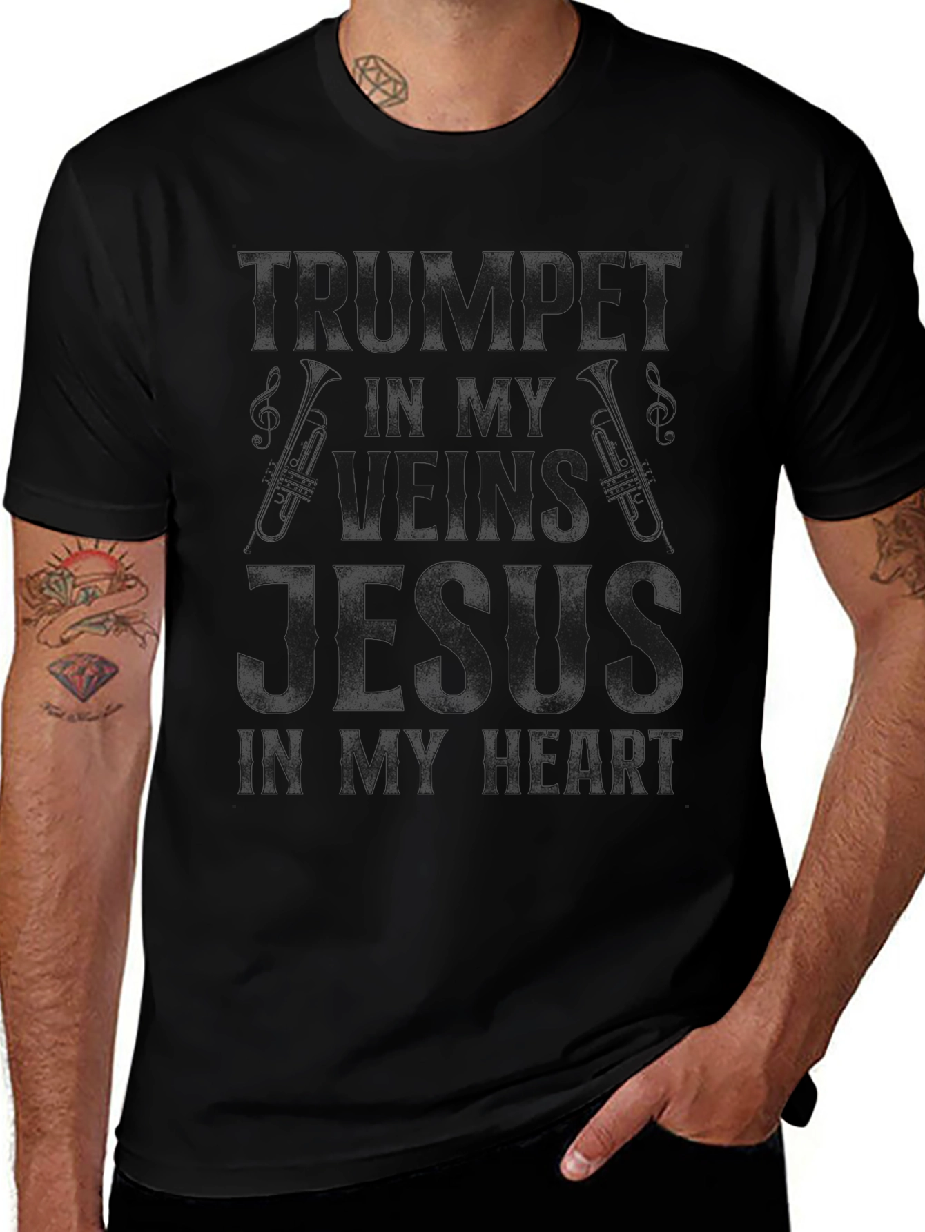 Trumpet In My Veins Graphic T-Shirt