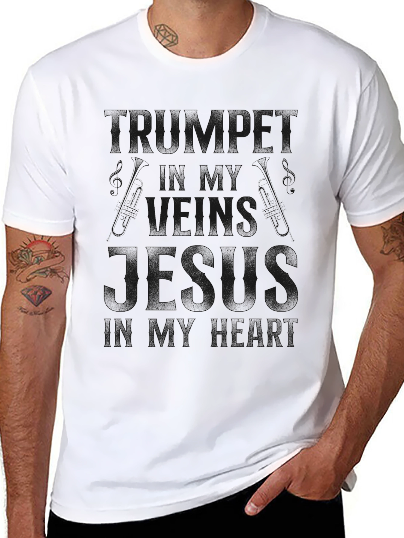 Trumpet In My Veins Graphic T-Shirt