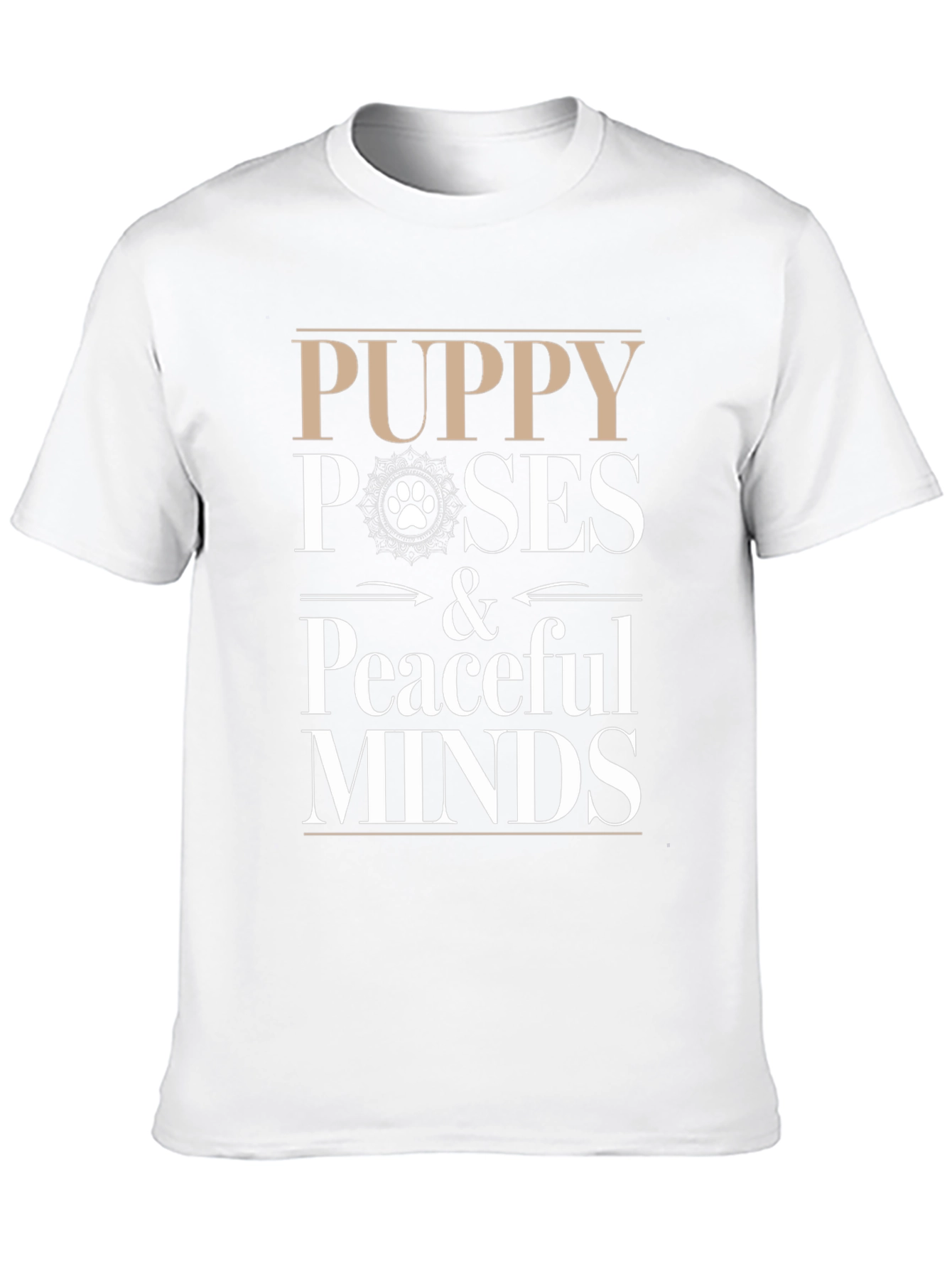 Puppy Poses & Peaceful Minds Graphic Tee