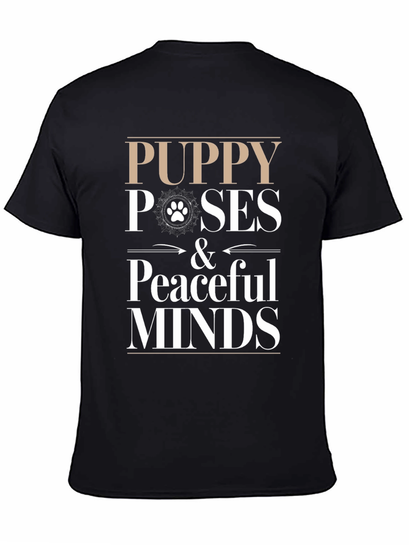Puppy Poses & Peaceful Minds Graphic Tee