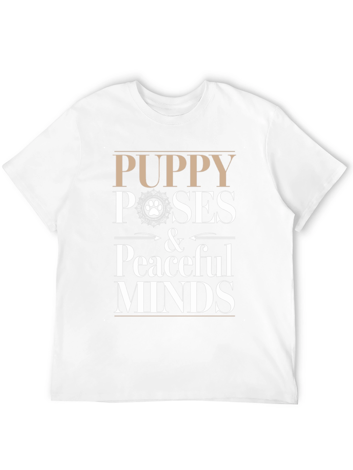 Puppy Poses & Peaceful Minds Graphic Tee