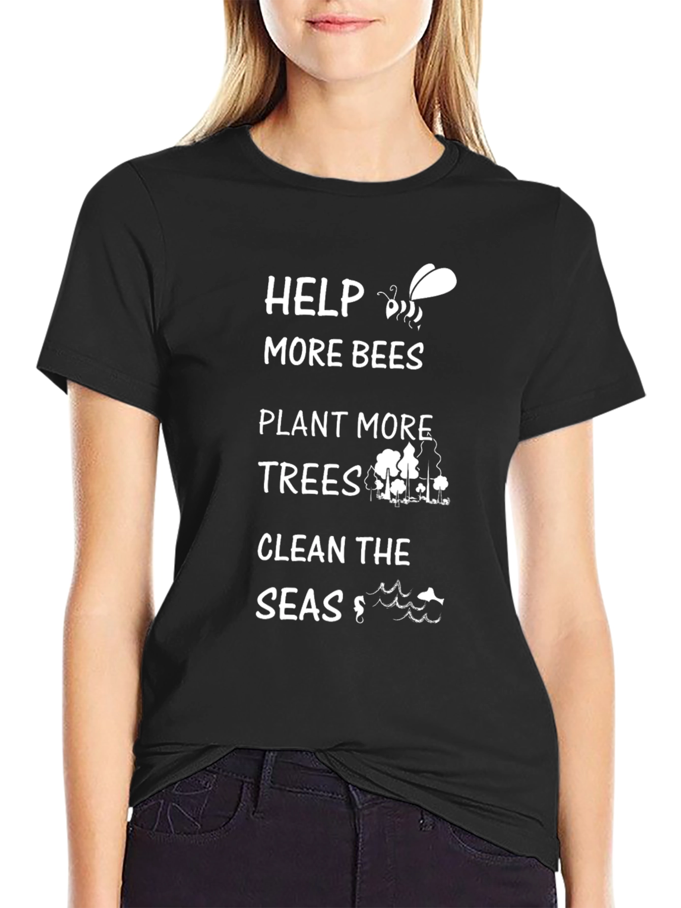 Eco-Friendly Graphic Tee: Help More Bees Plant Trees