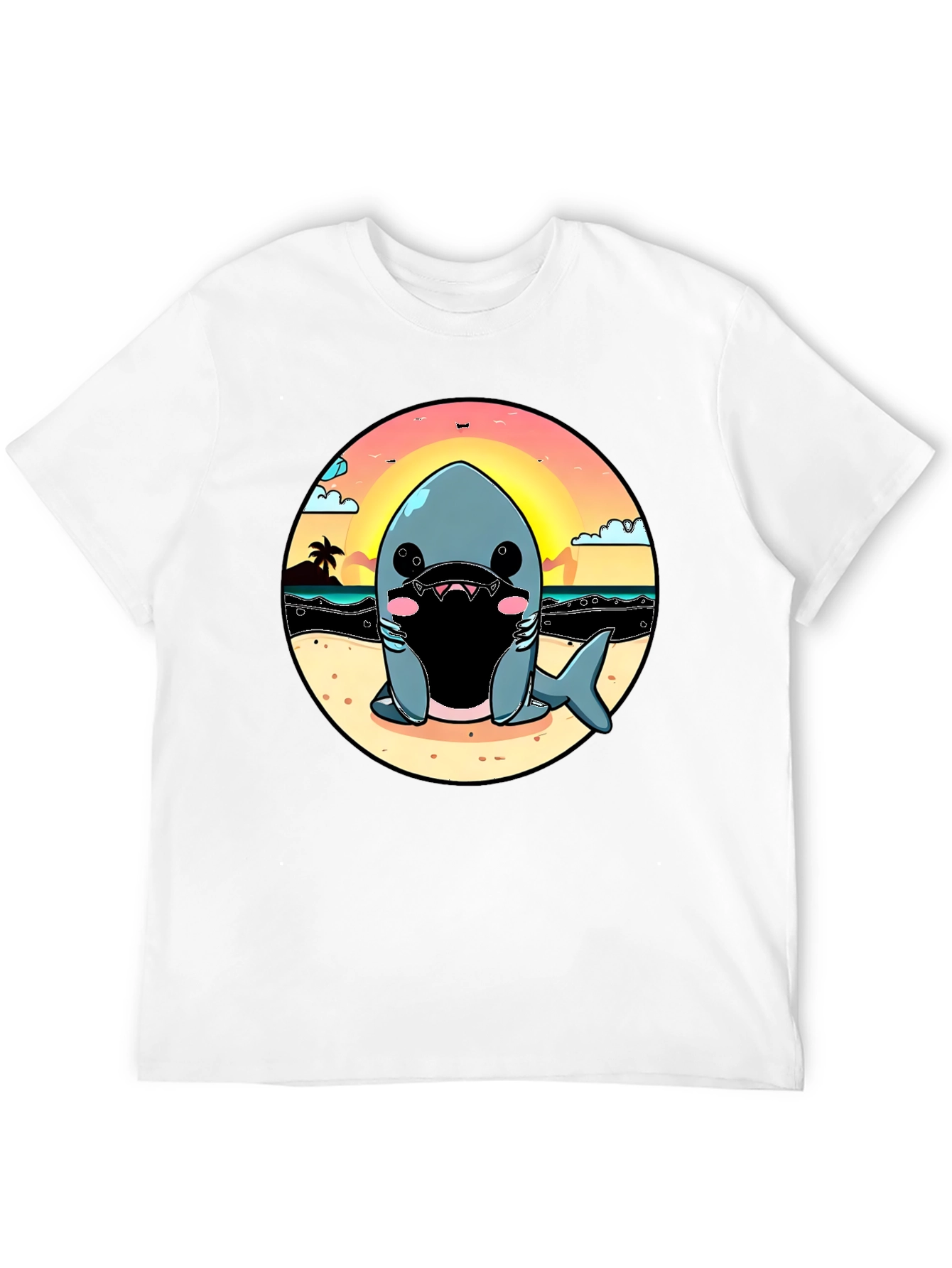 Cute Shark Beach T-Shirt