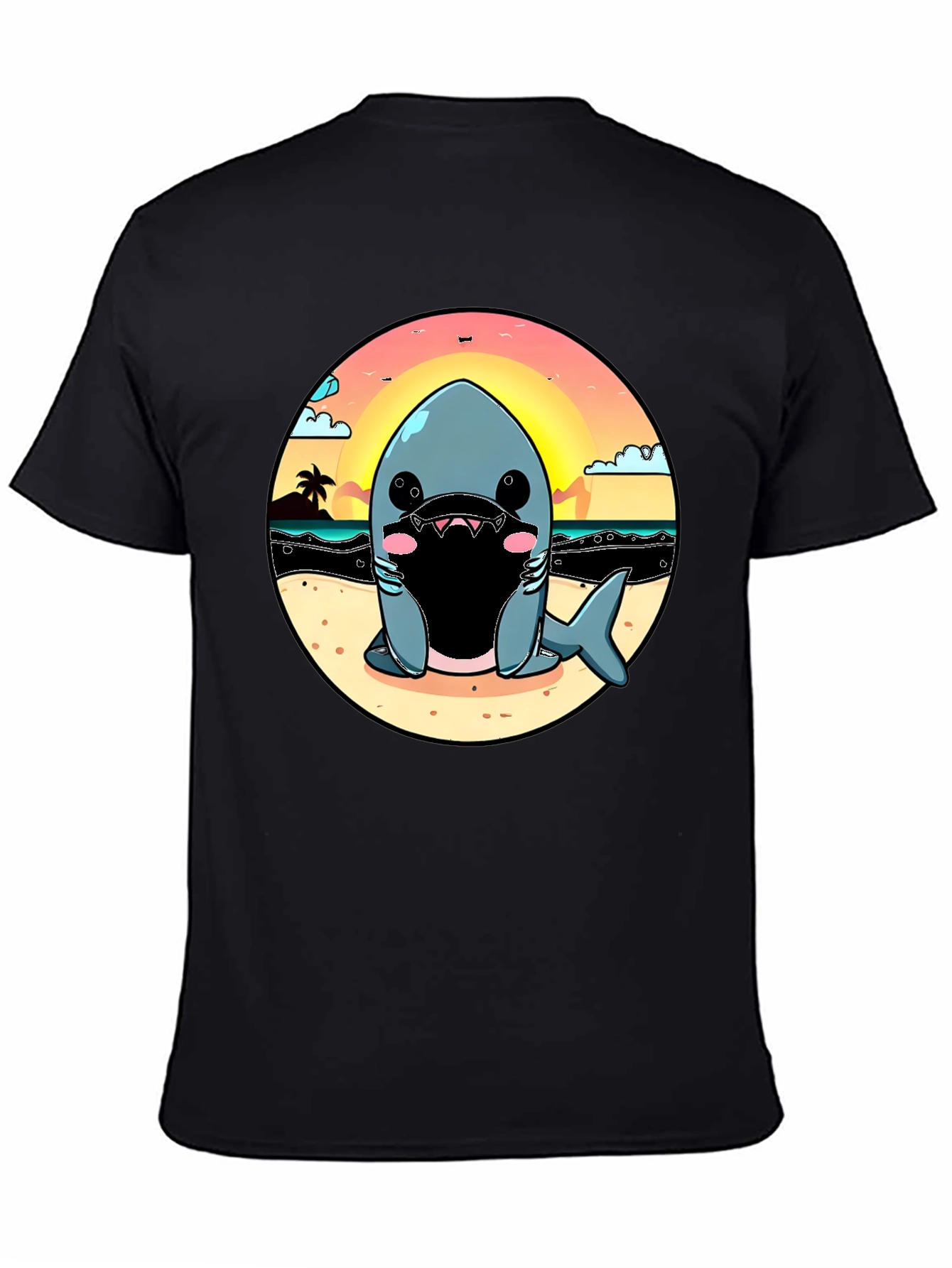 Cute Shark Beach T-Shirt