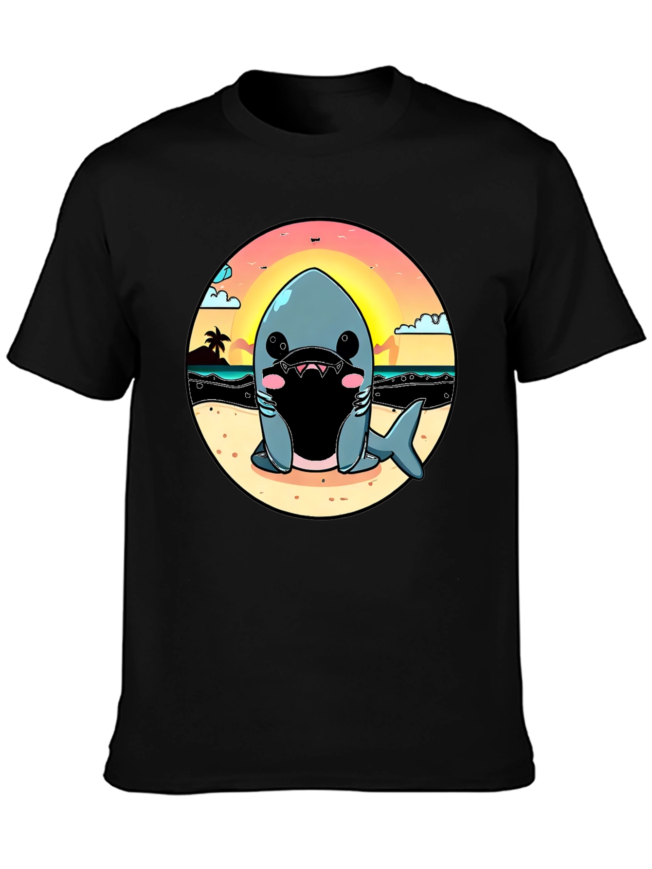 Cute Shark Beach T-Shirt