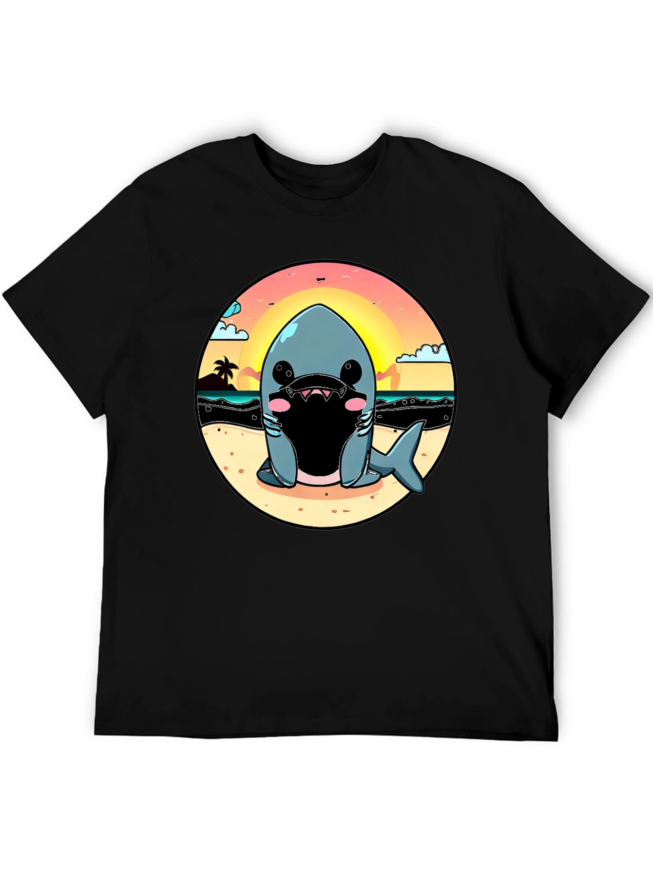 Cute Shark Beach T-Shirt