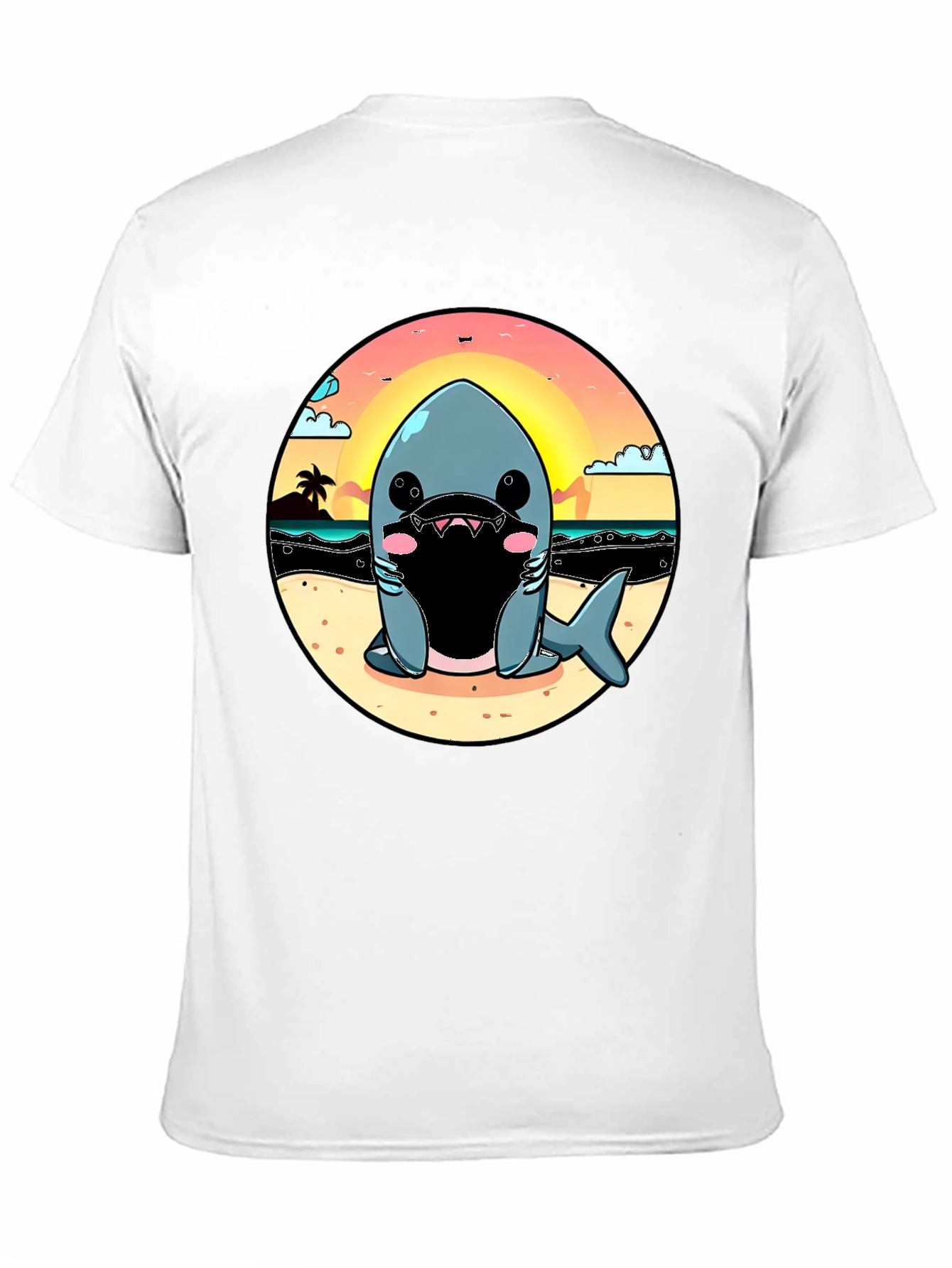 Cute Shark Beach T-Shirt