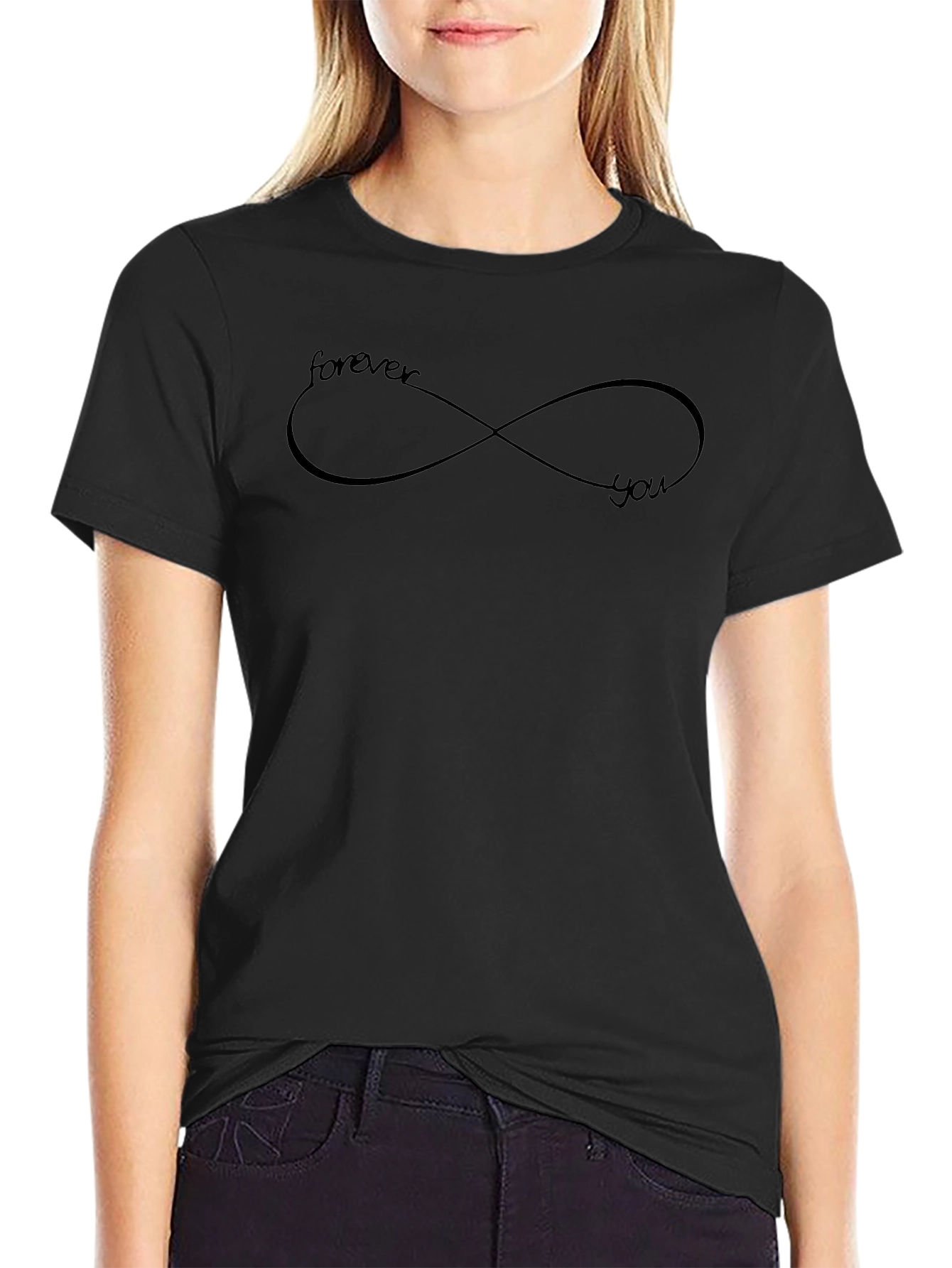 Forever You Infinity Symbol Graphic T-Shirt