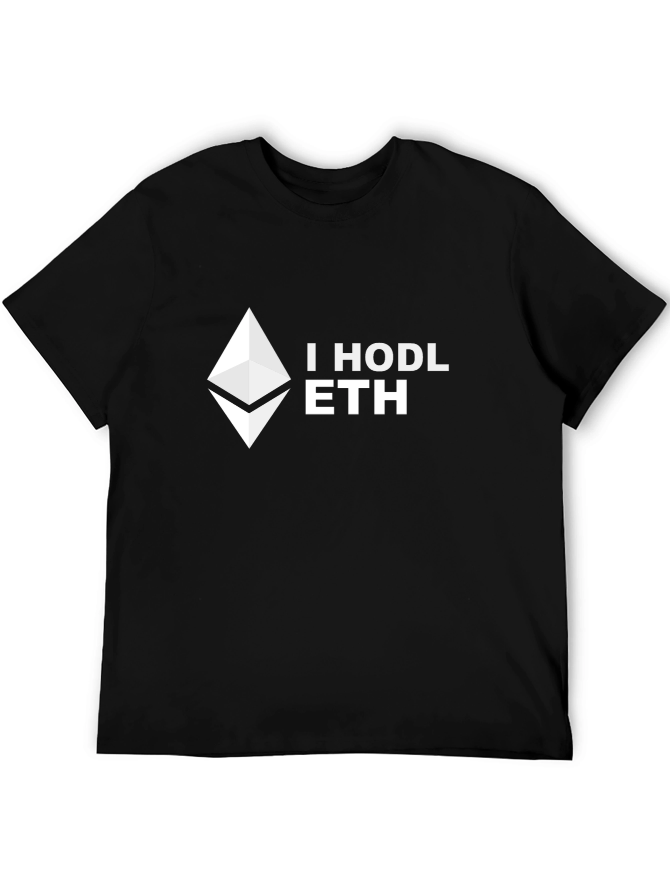 I HODL ETH Crypto T-Shirt - Black