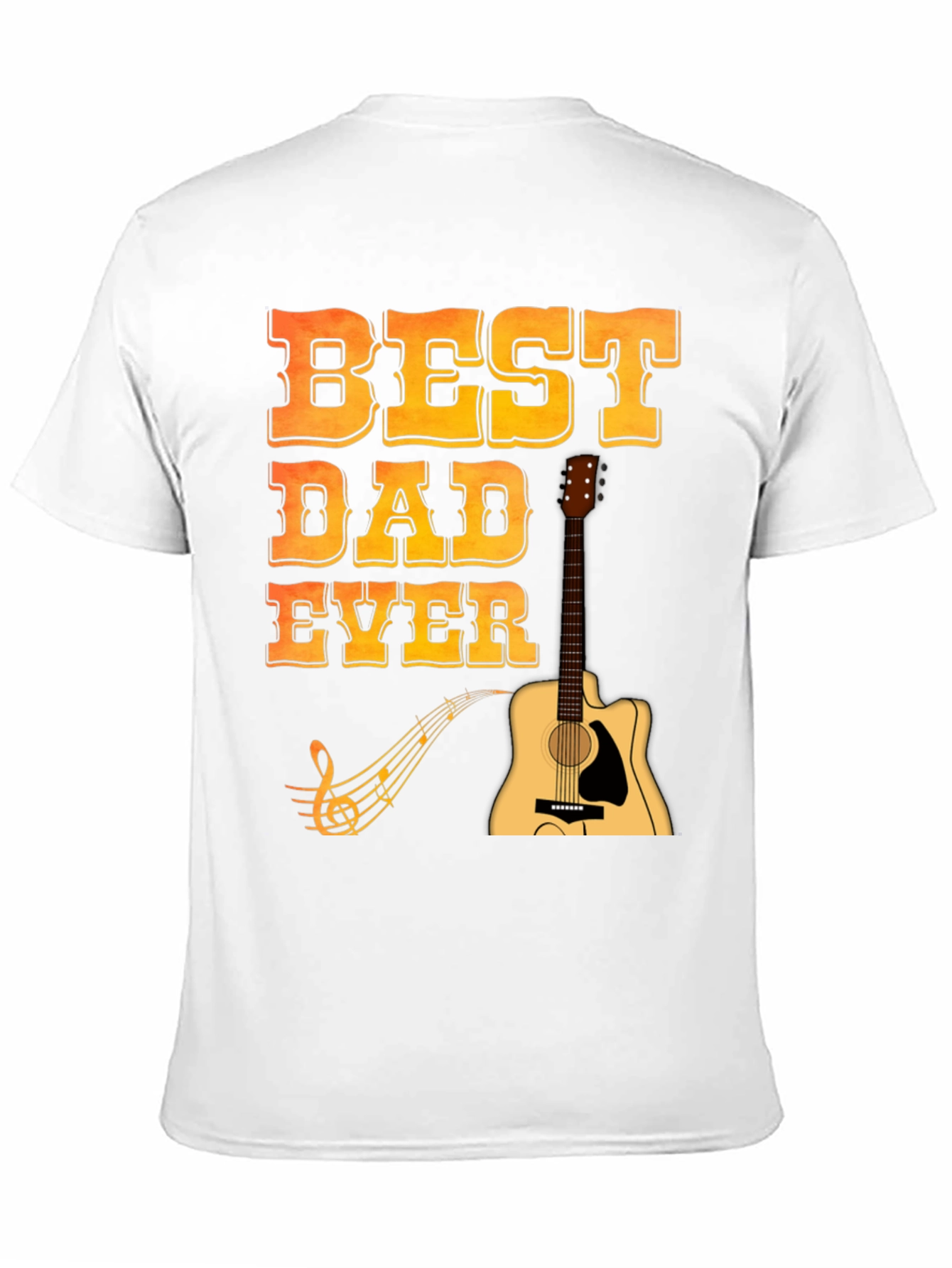Best Dad Ever Guitar T-Shirt