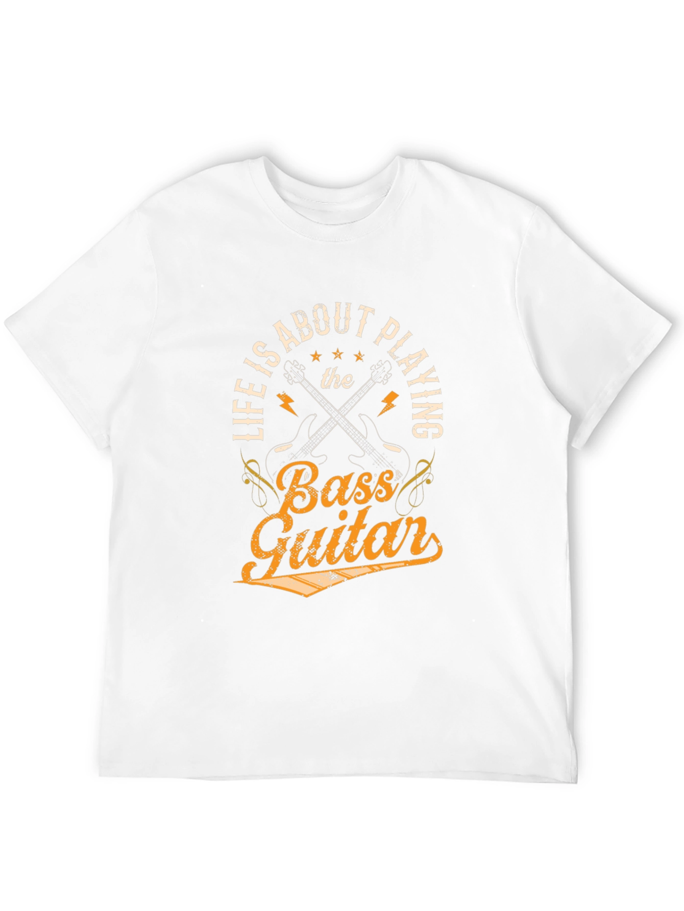 Life is About Playing the Bass Guitar Graphic Tee