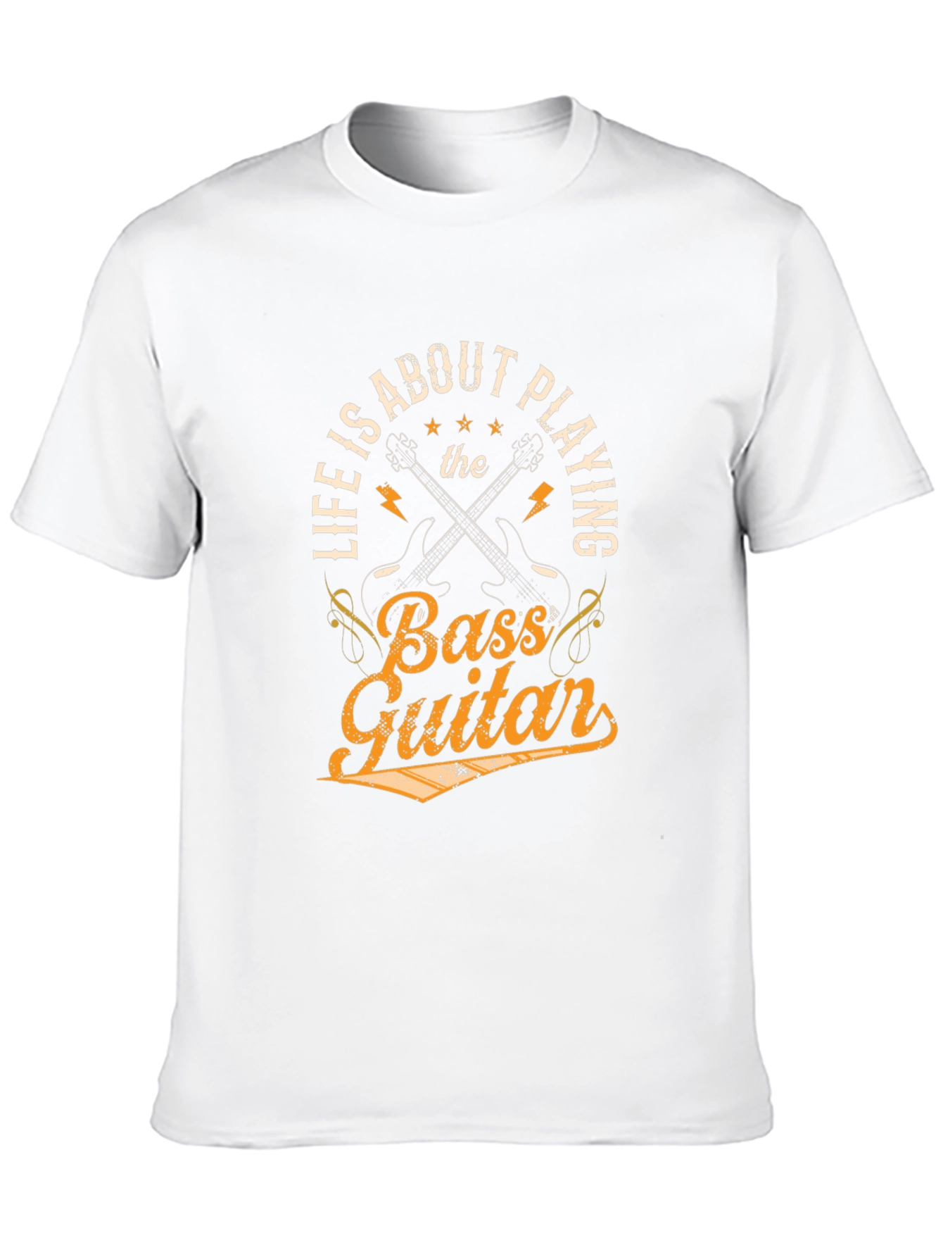 Life is About Playing the Bass Guitar Graphic Tee